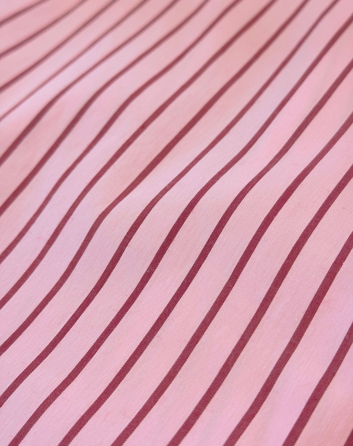 POPLIN STRIPE OVERSIZED BLOUSE ROZE