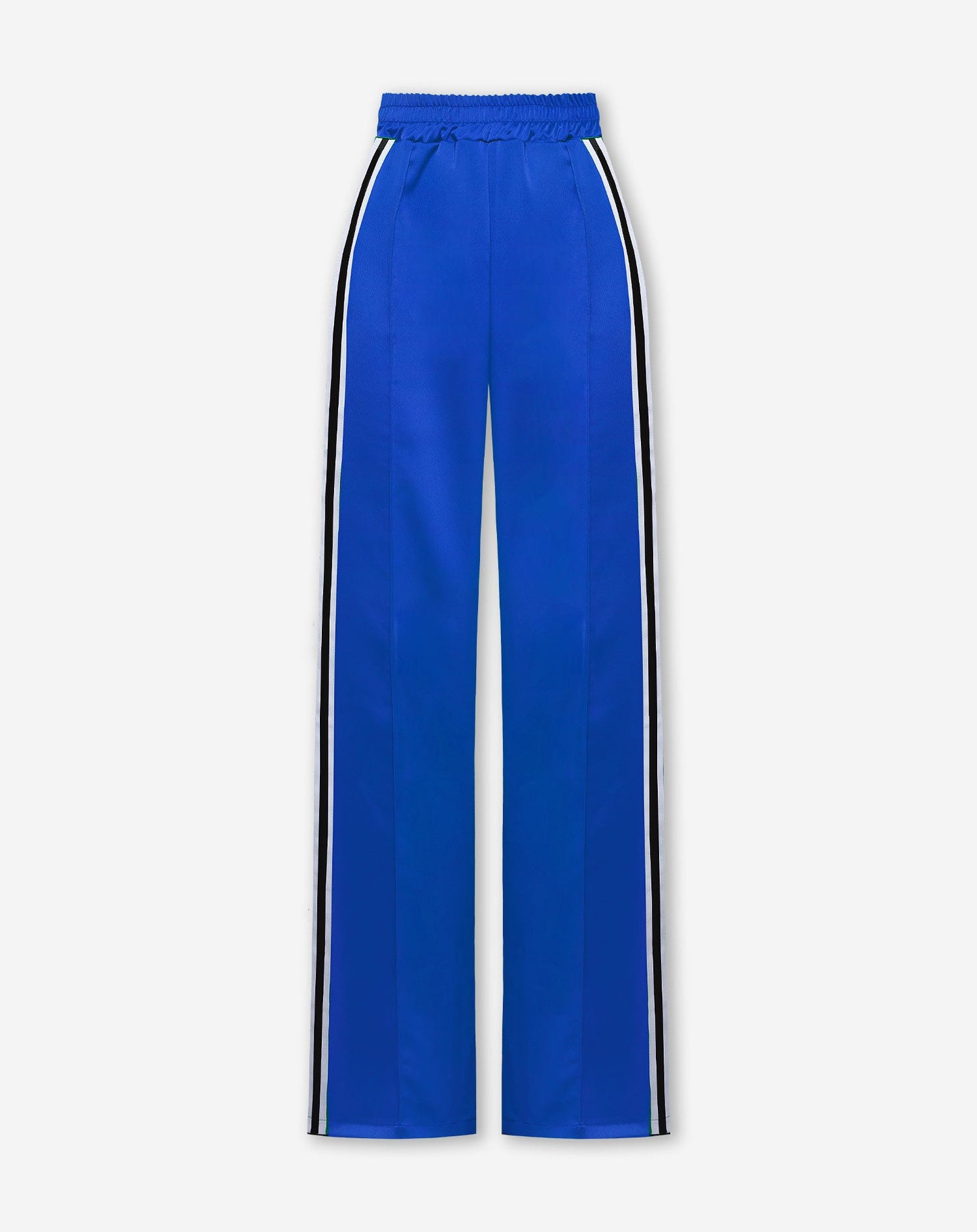 PINTUCK SATIN TAPE PANTALON TALL KOBALTBLAUW