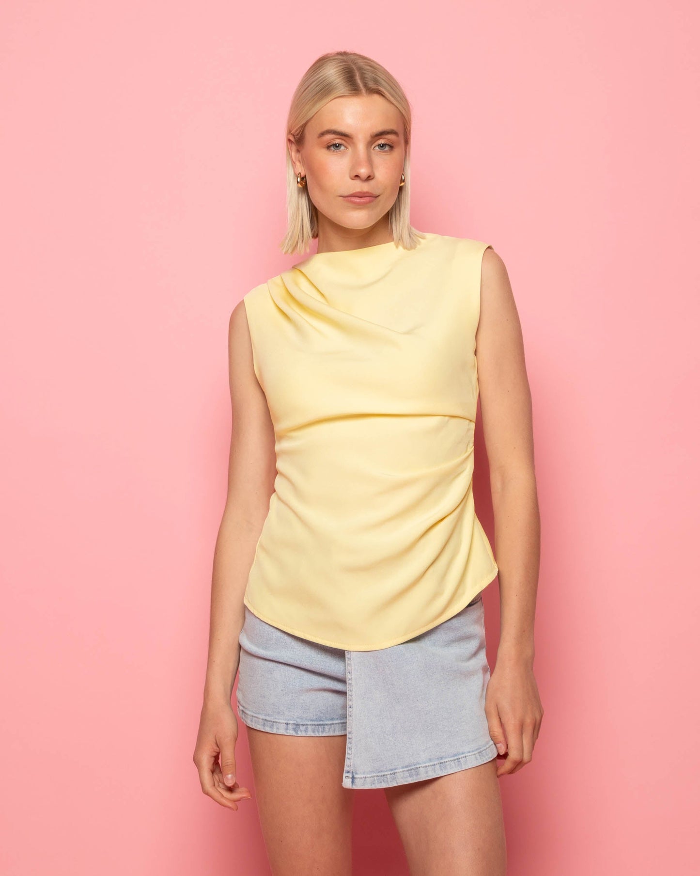 SOFIA RUCHED TOP BOTERGEEL