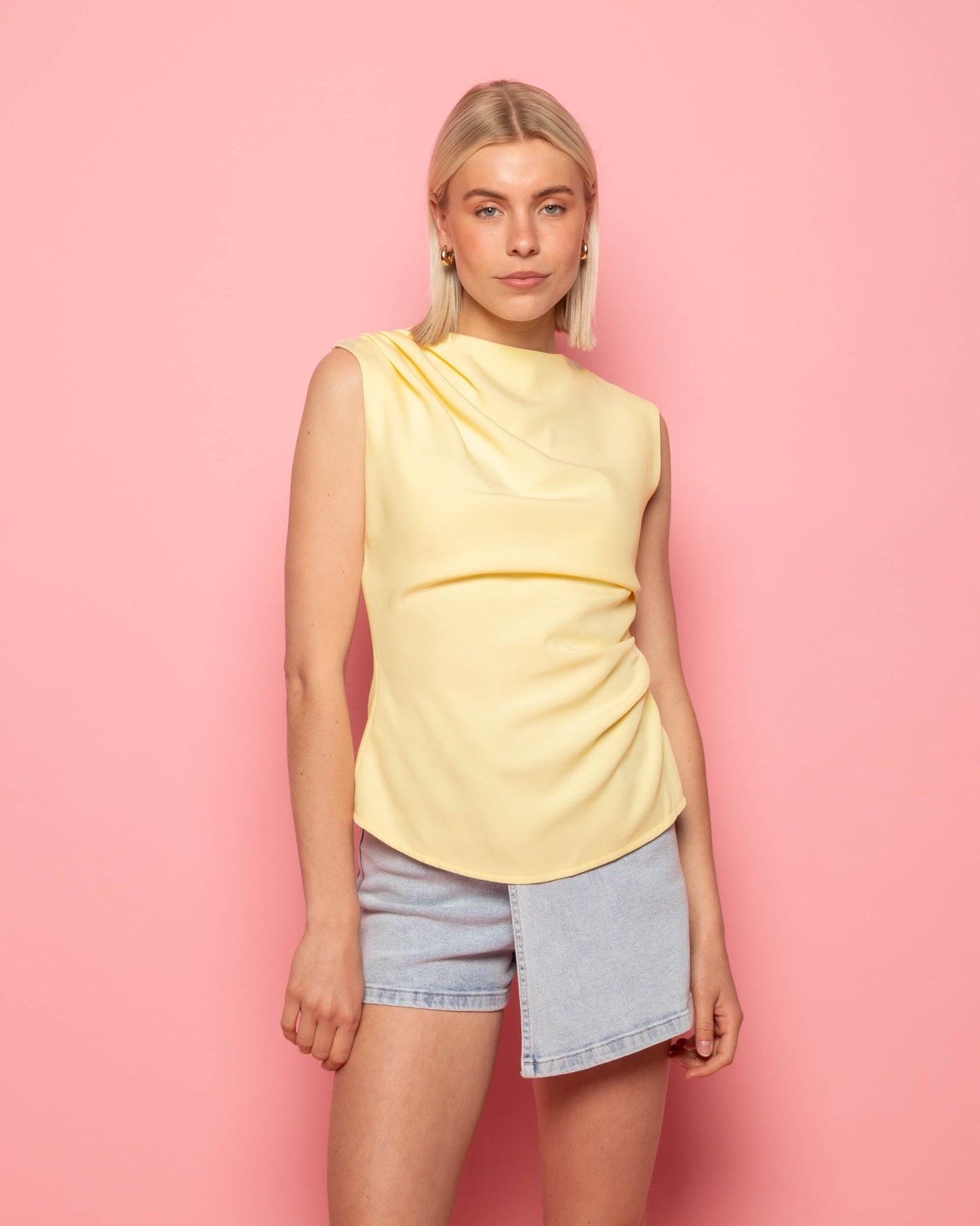 SOFIA RUCHED TOP BOTERGEEL