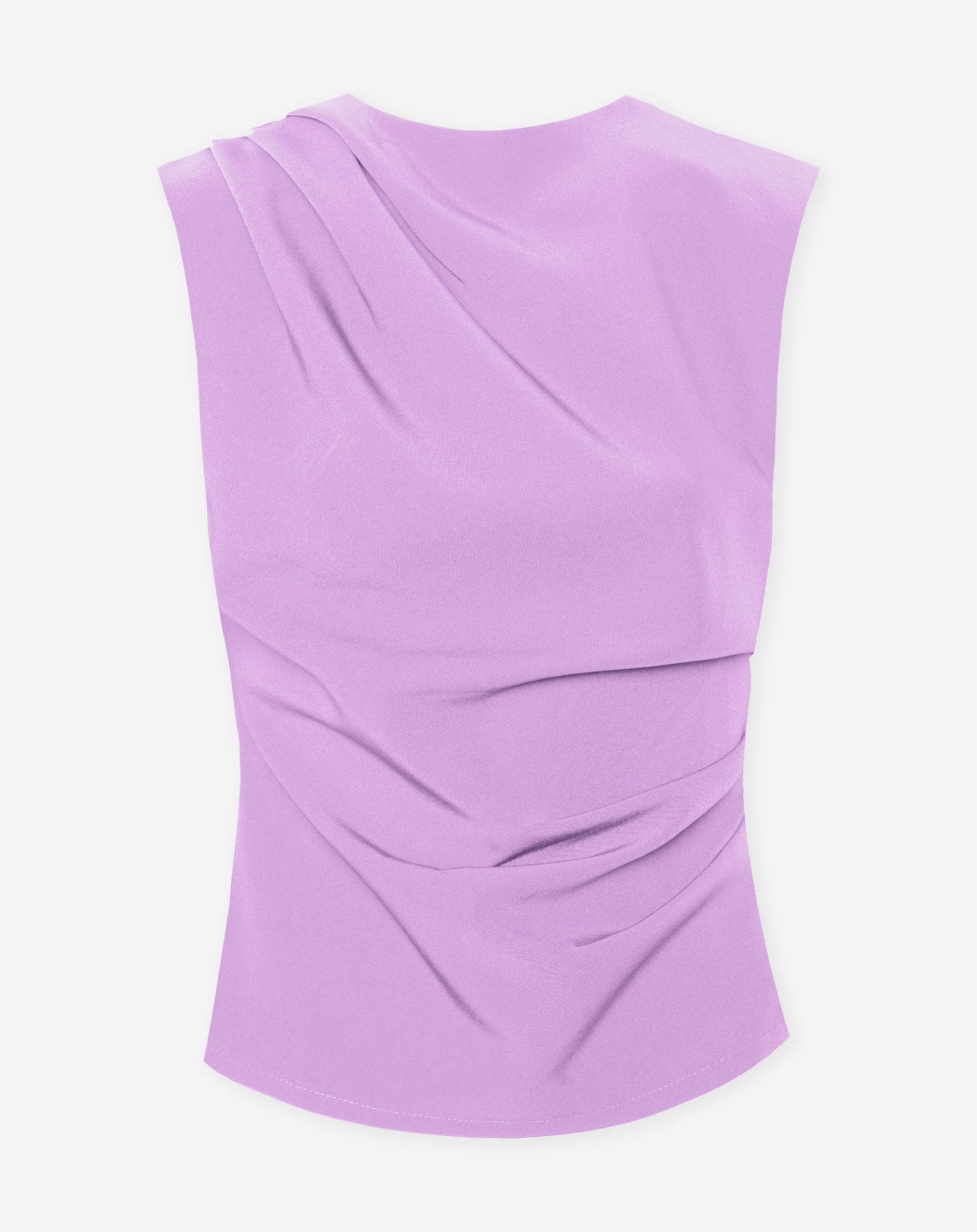 SOFIA RUCHED TOP LILA