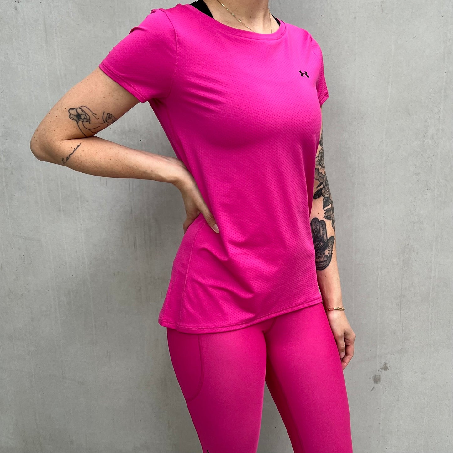 Under Armour T-Shirt-Set rosa Damen