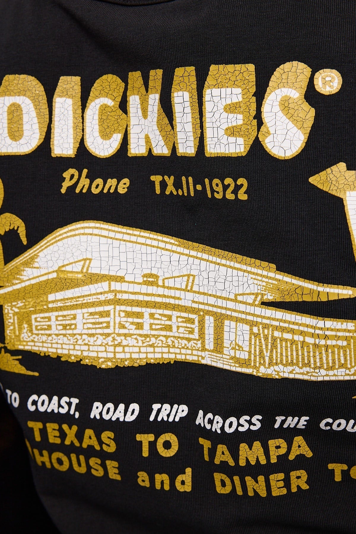 Dickies Diner Tour T-Shirt Schwarz