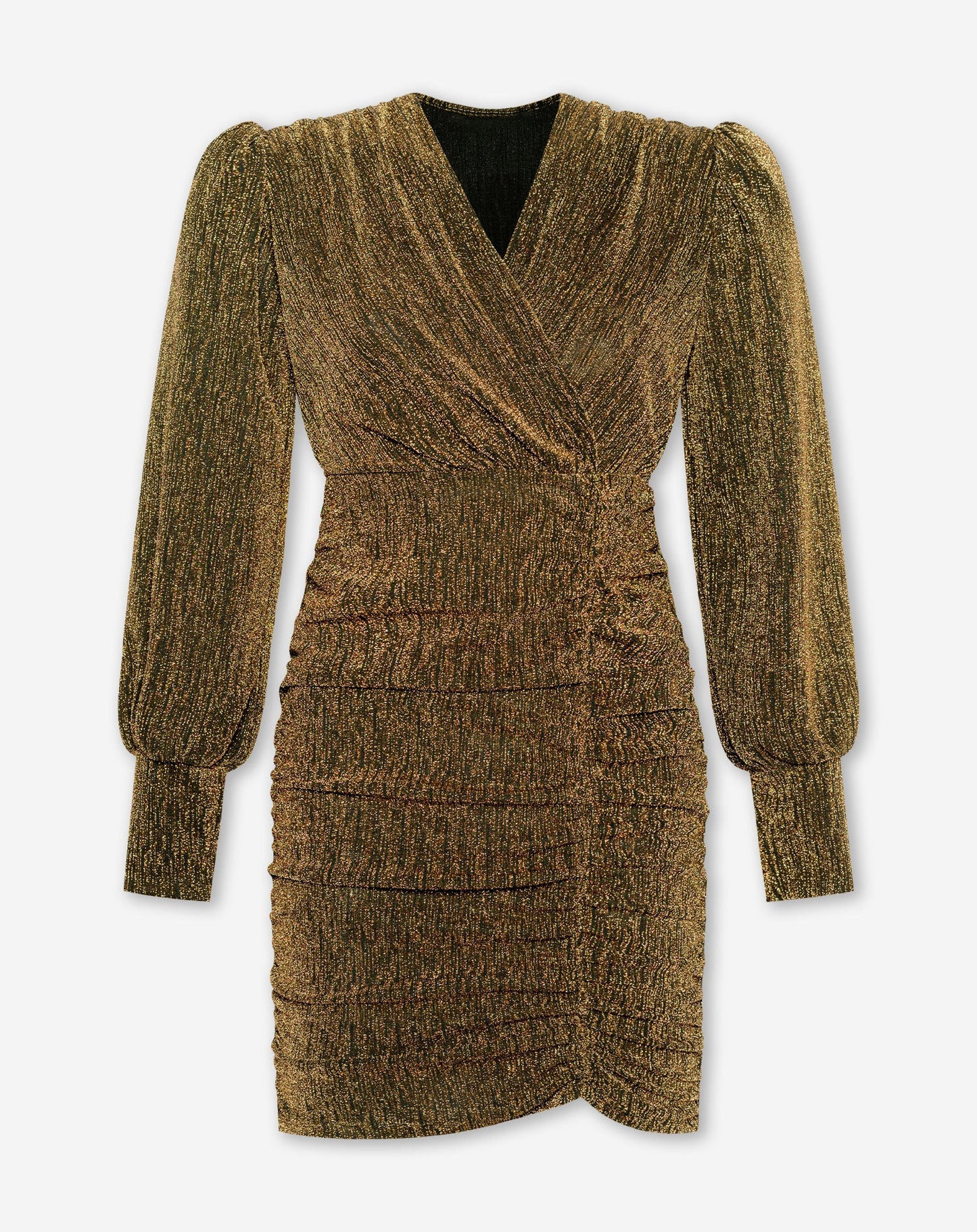 MAE GLITTER DRESS GOUD
