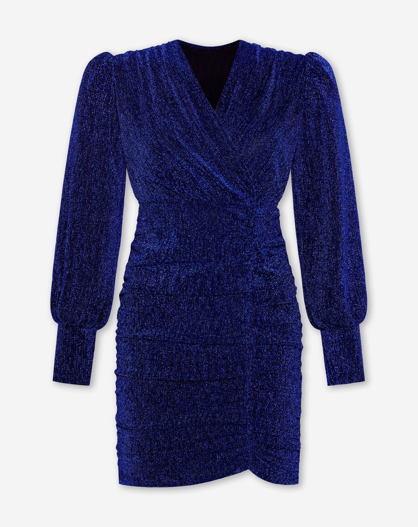 MAE GLITTER DRESS KOBALTBLAUW