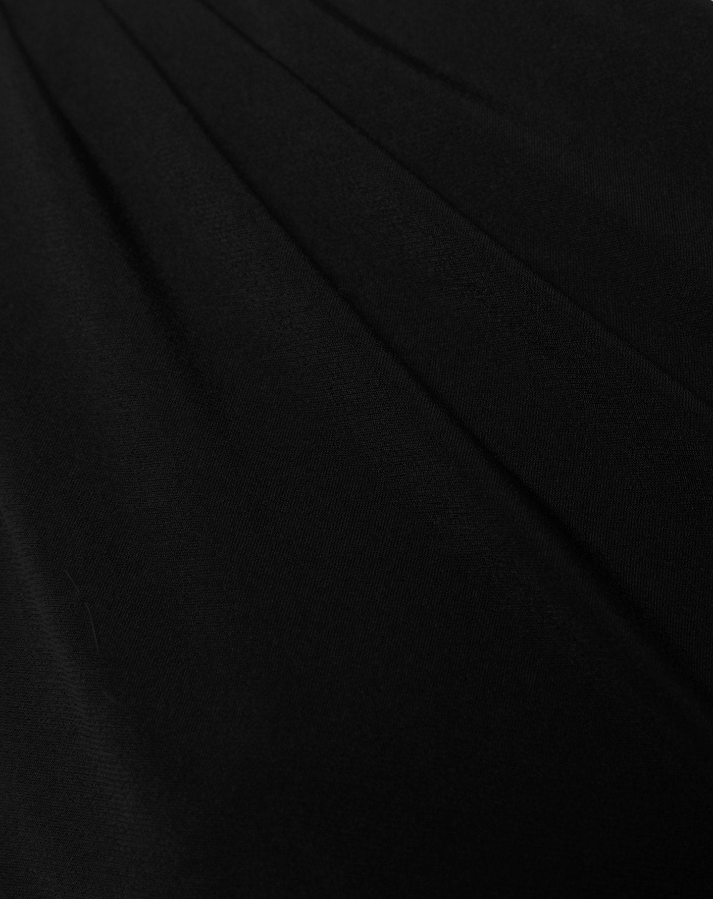 SLEEVELESS RUCHED TOP ZWART