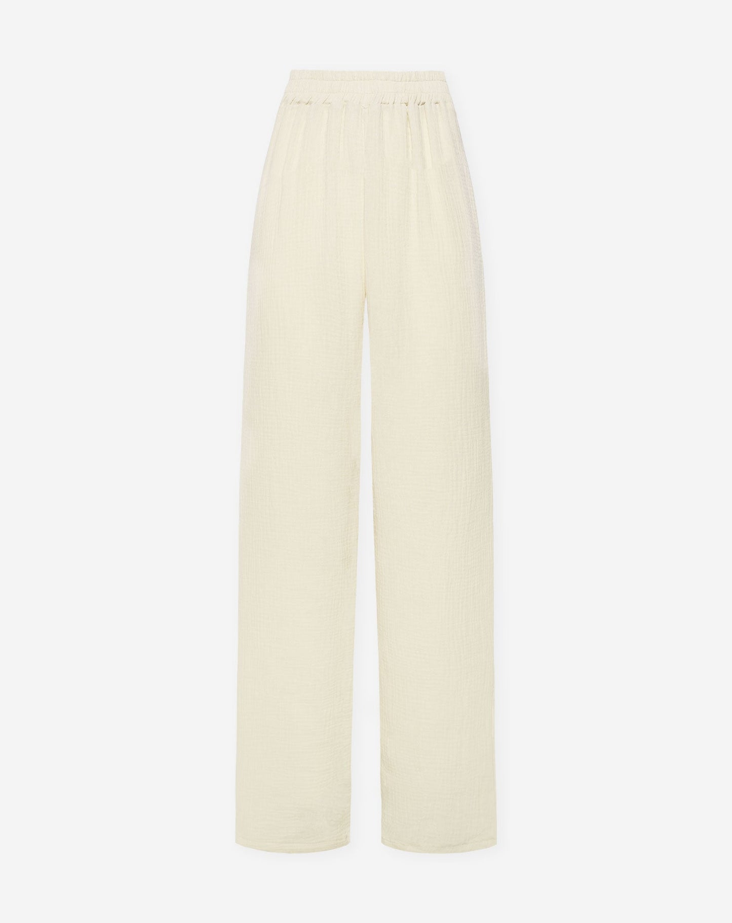 MELODY MOUSSELINE STRAIGHT LEG PANTS BEIGE