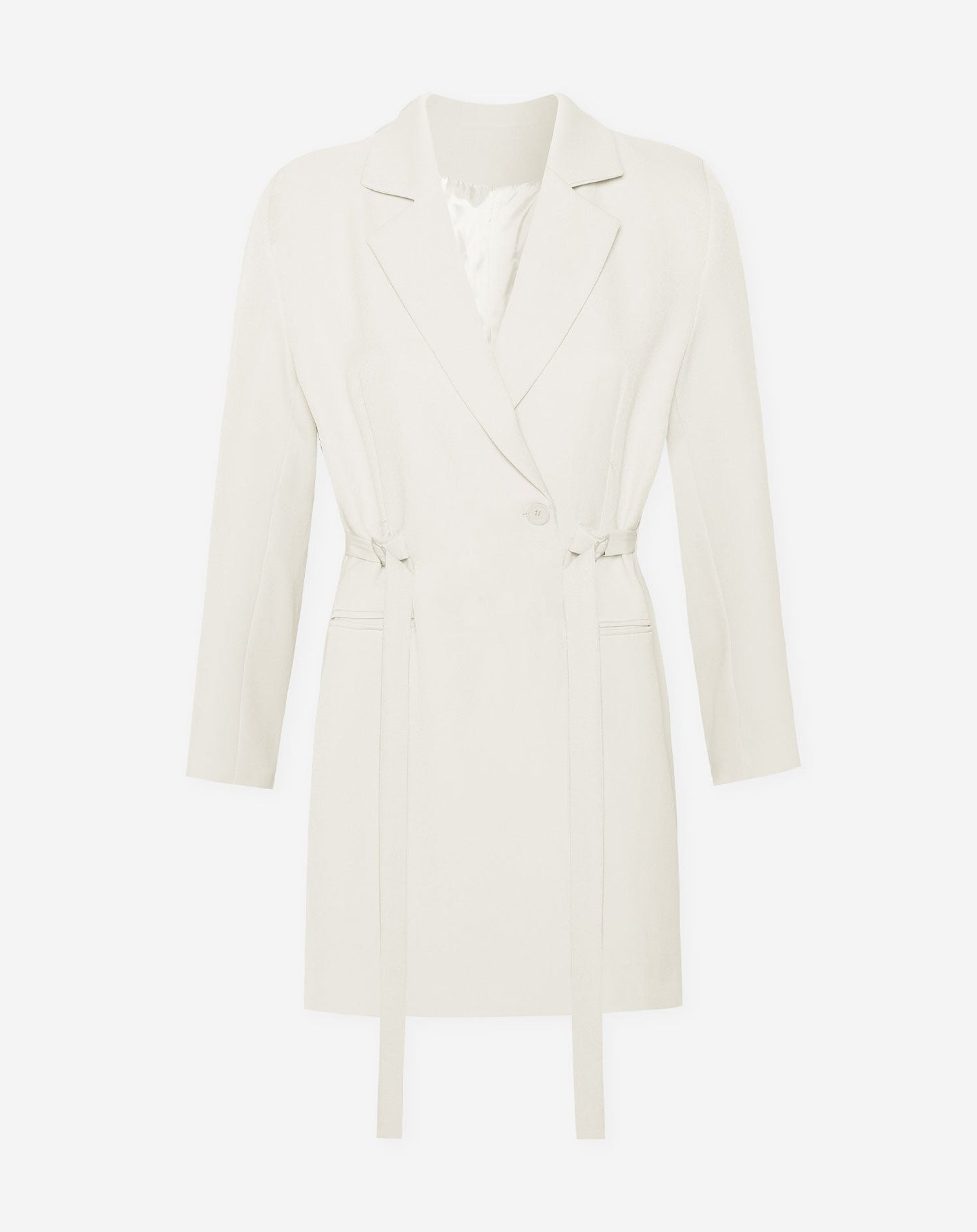 CAMILLE BLAZER DRESS CRÈME