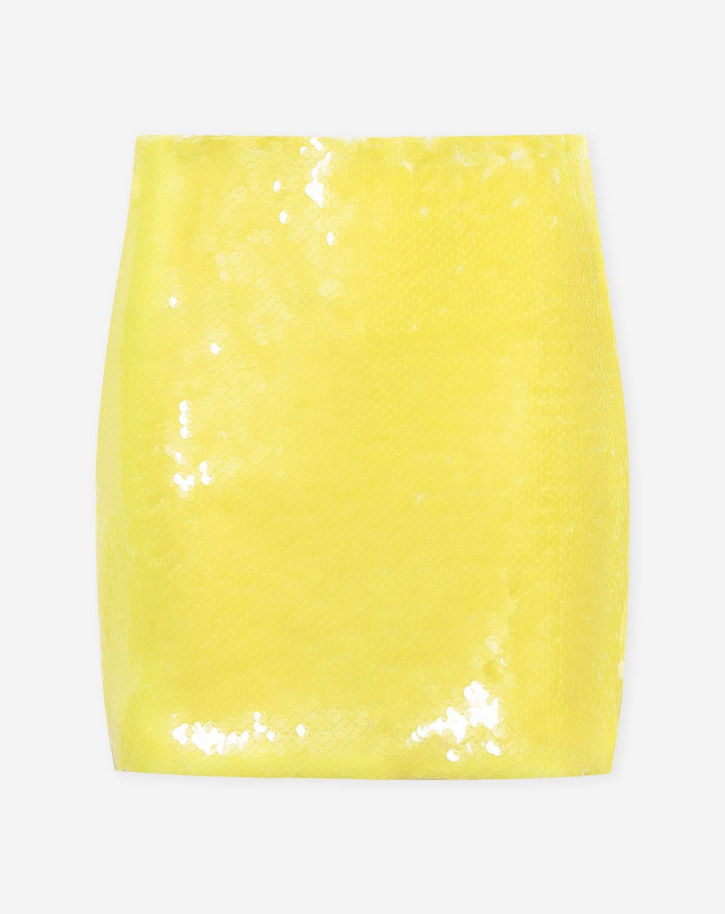 LIV SEQUINS SKIRT GEEL
