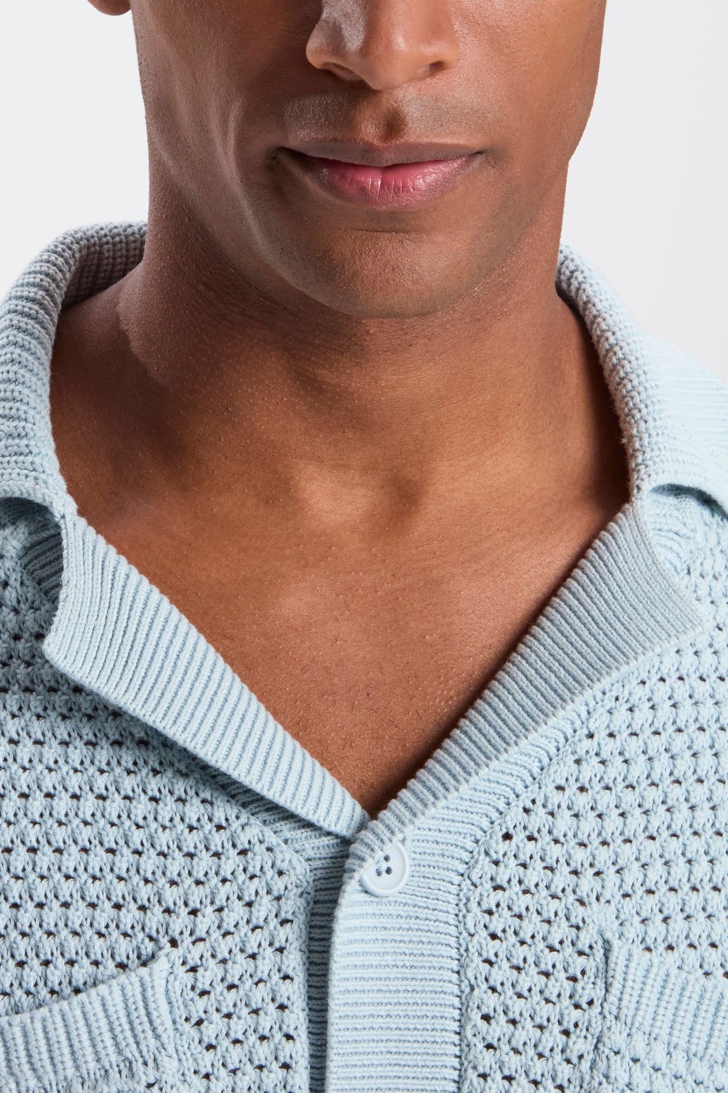 DAS MATESE CROCHET SS SHIRT