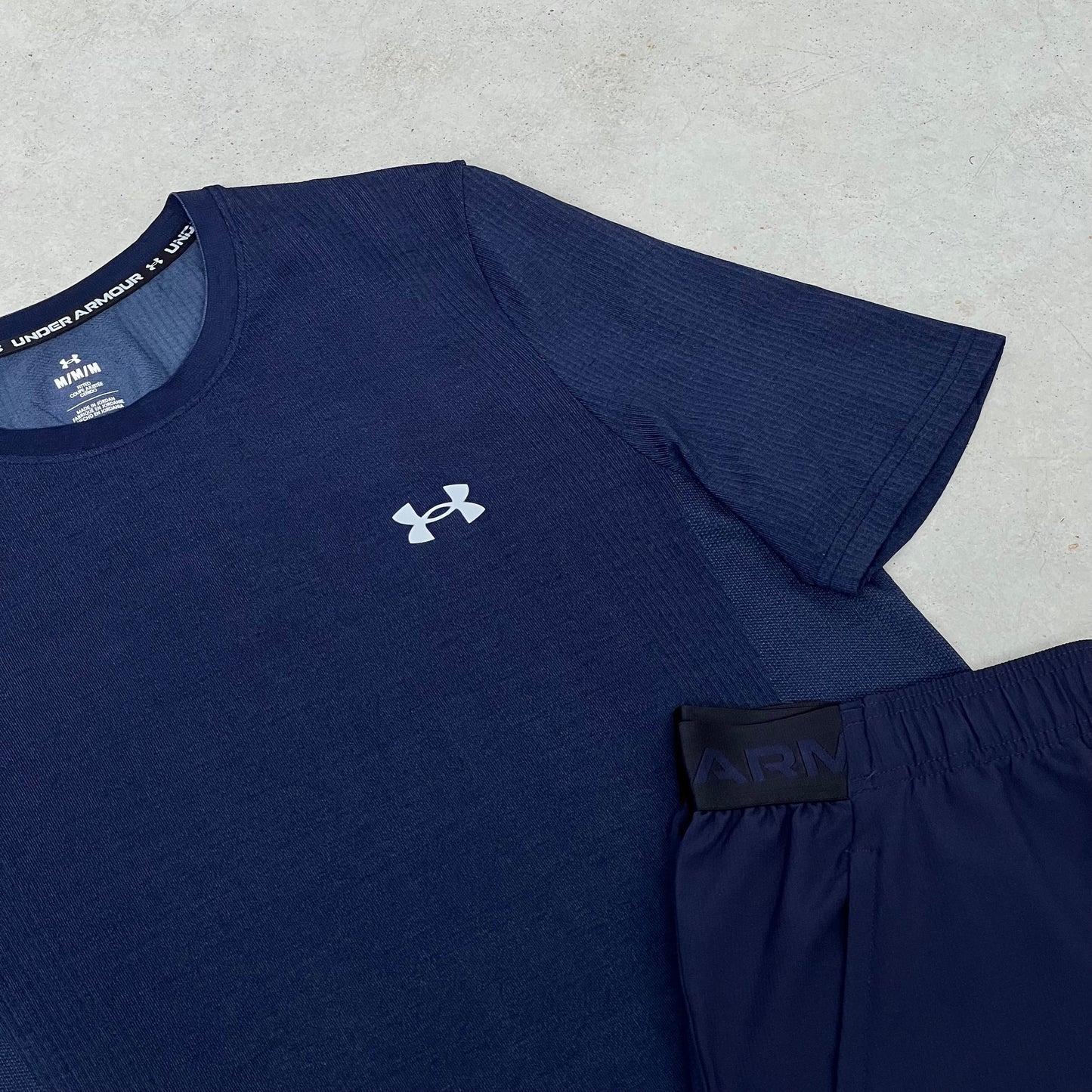 Under Armour Seamless Shorts Set Marineblau