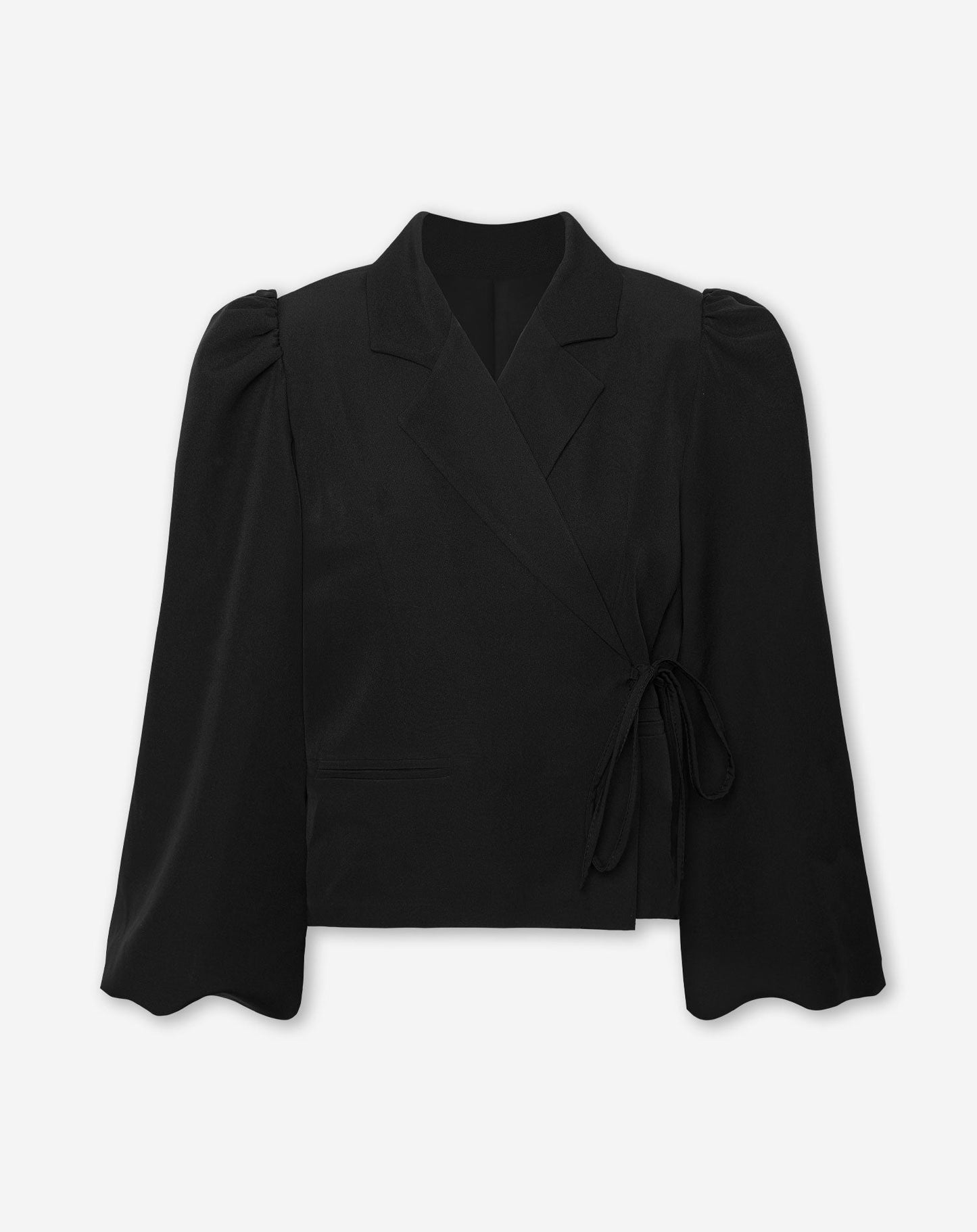 NOE WRAP BLAZER ZWART