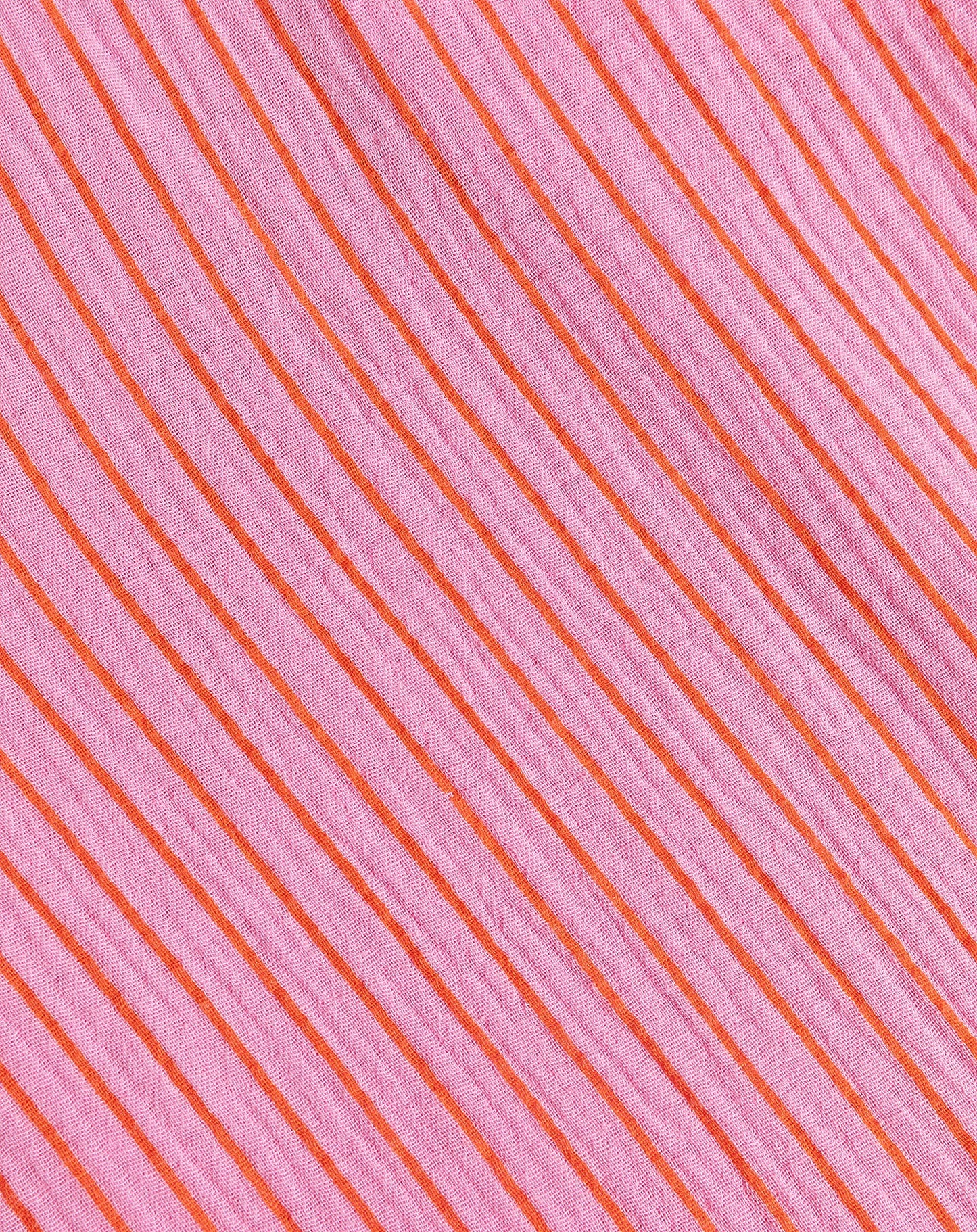 STRIPE MOUSSELINE STRAIGHT LEG PANTS ROZE