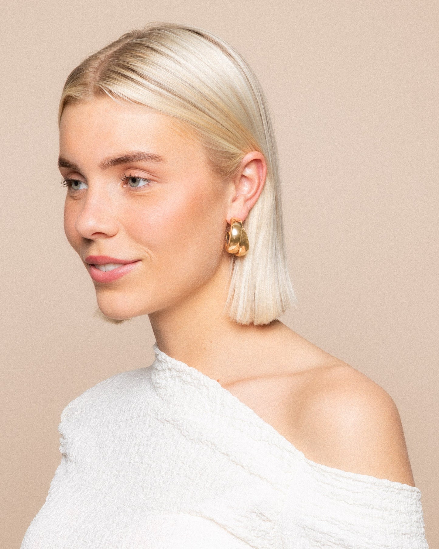 BIG DOUBLE HOOP EARRINGS