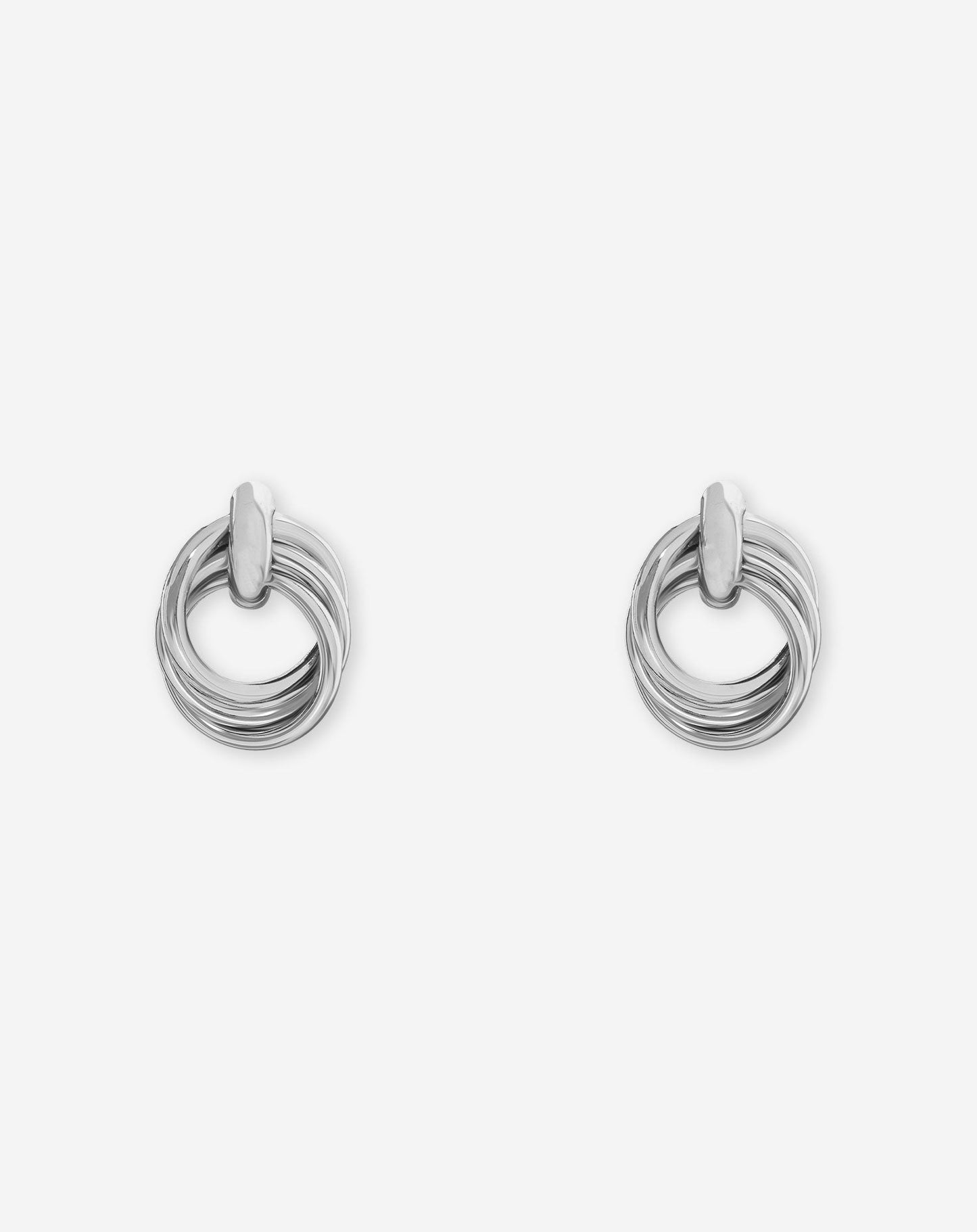 DOUBLE LAYER HOOP EARRINGS
