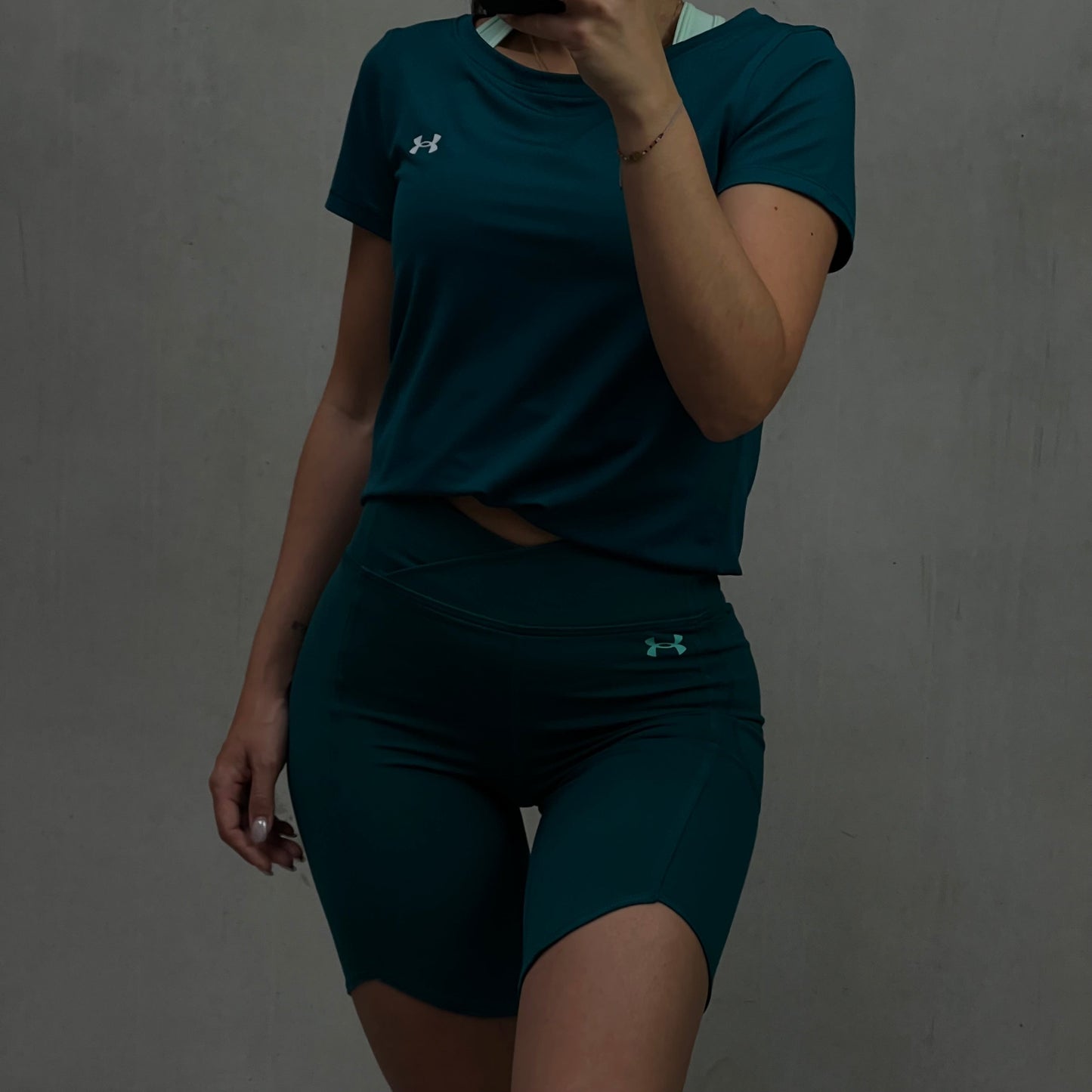 Under Armour Shorts Set Grün Damen