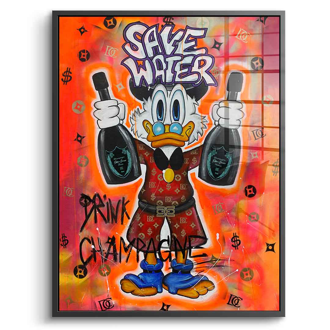 Wasser sparen -<tc> Acrylglaskunst</tc>