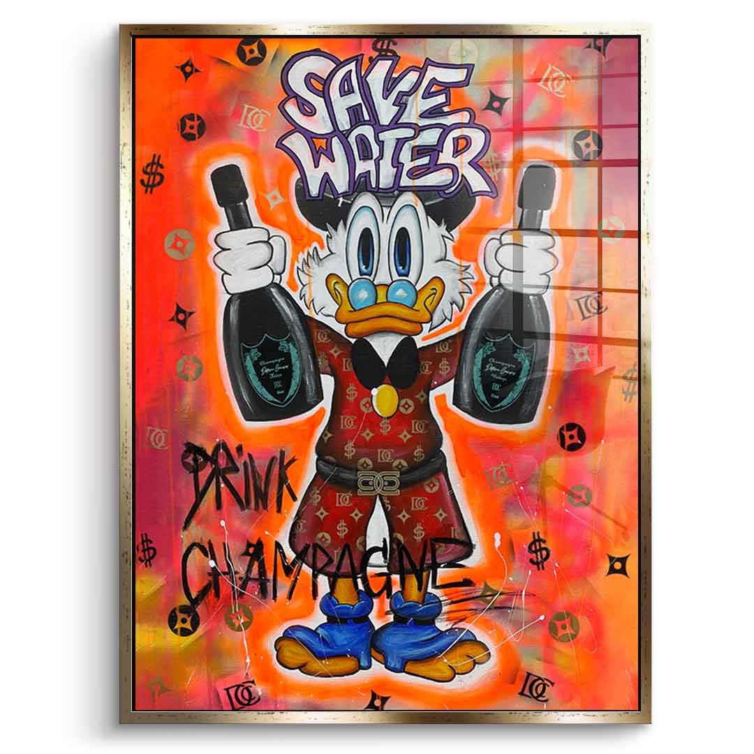 Wasser sparen -<tc> Acrylglaskunst</tc>