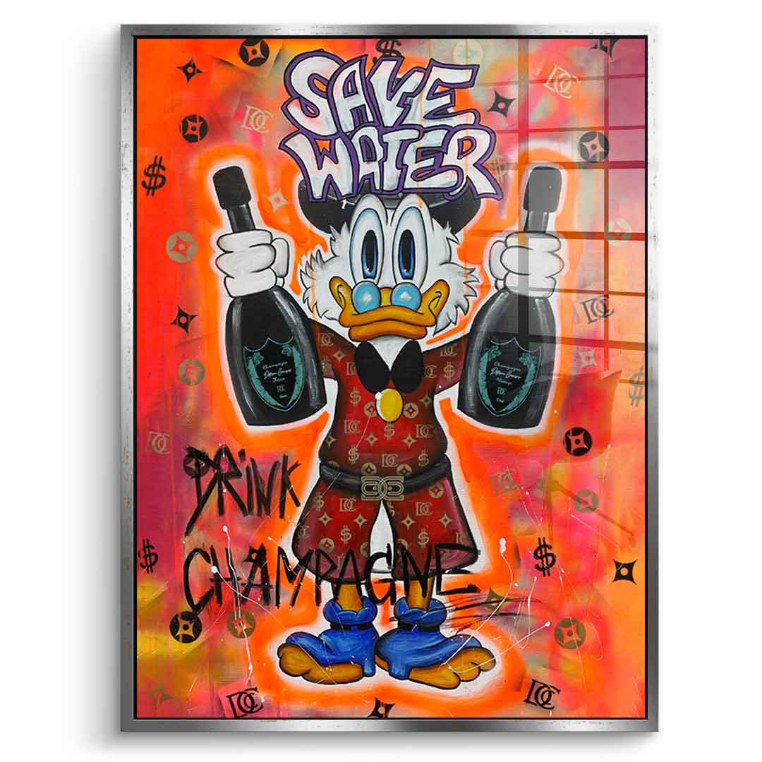 Wasser sparen -<tc> Acrylglaskunst</tc>