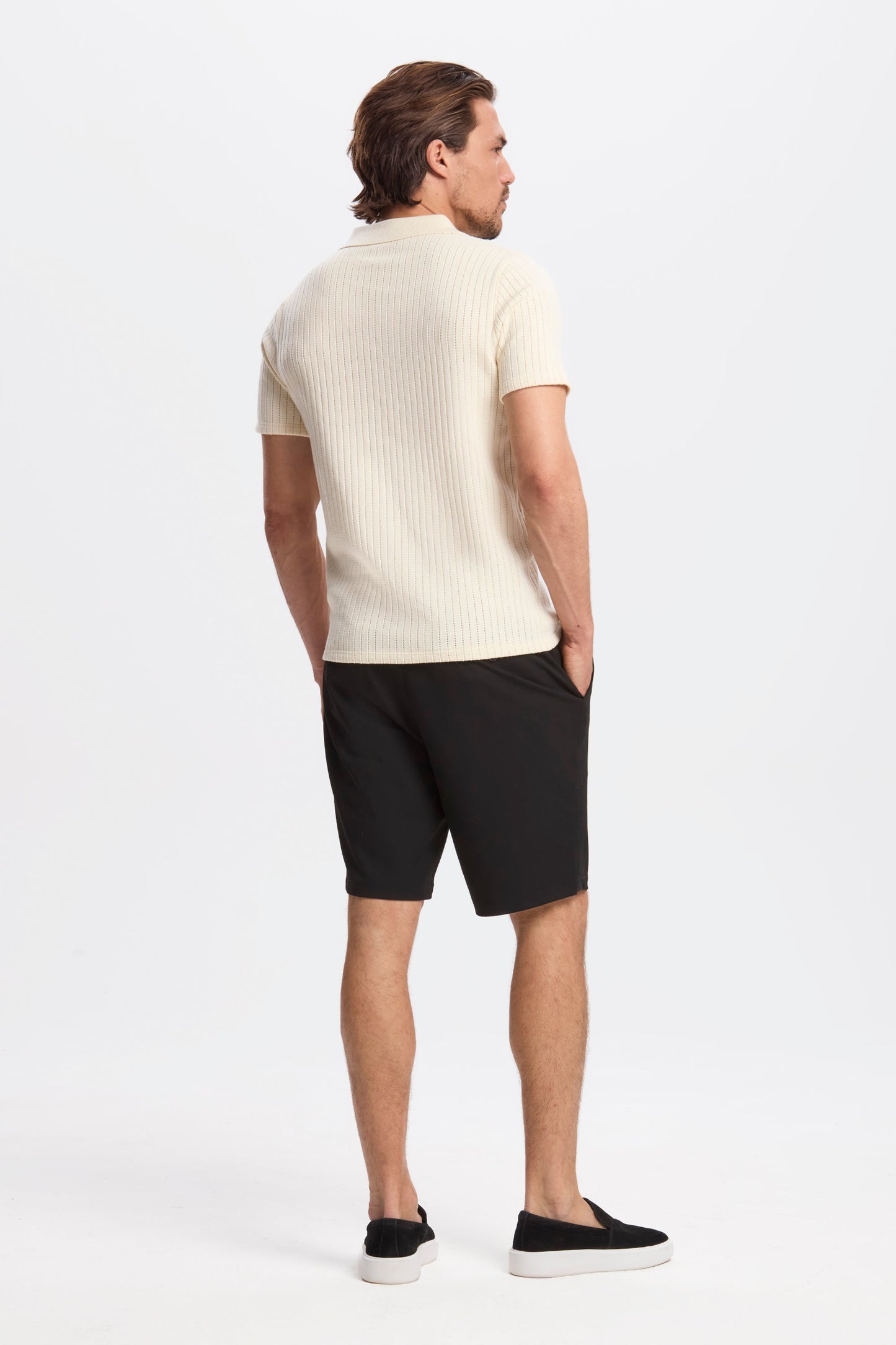 DAS ALONSO KURZARM-POLOSHIRT