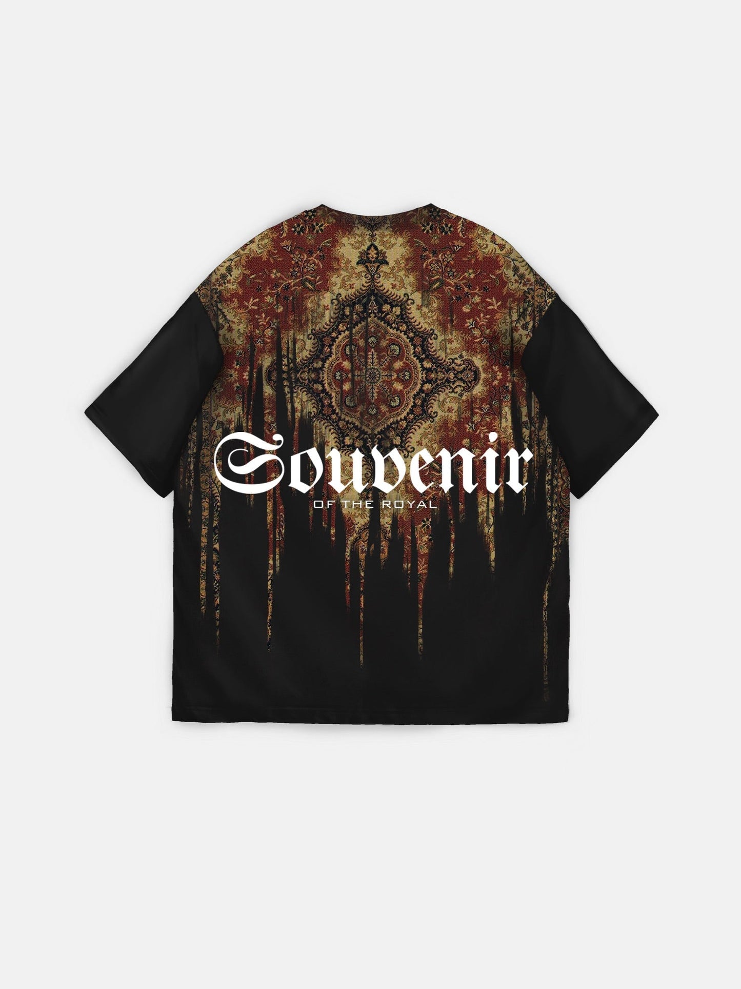 Oversize-Souvenir-T-Shirt - Schwarz