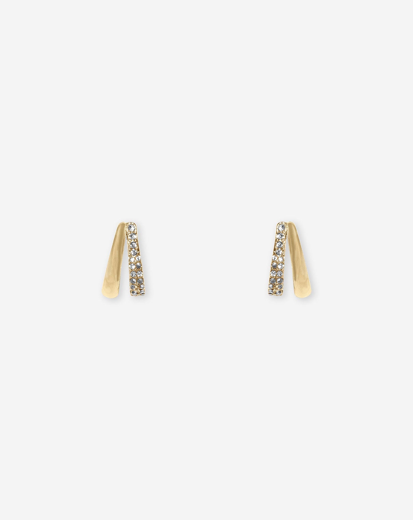SMALL TWIN TEARDROP EARRINGS
