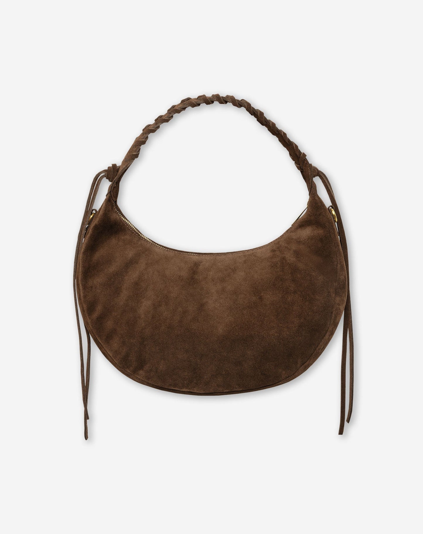 MANOU SUEDE BAG BRUIN