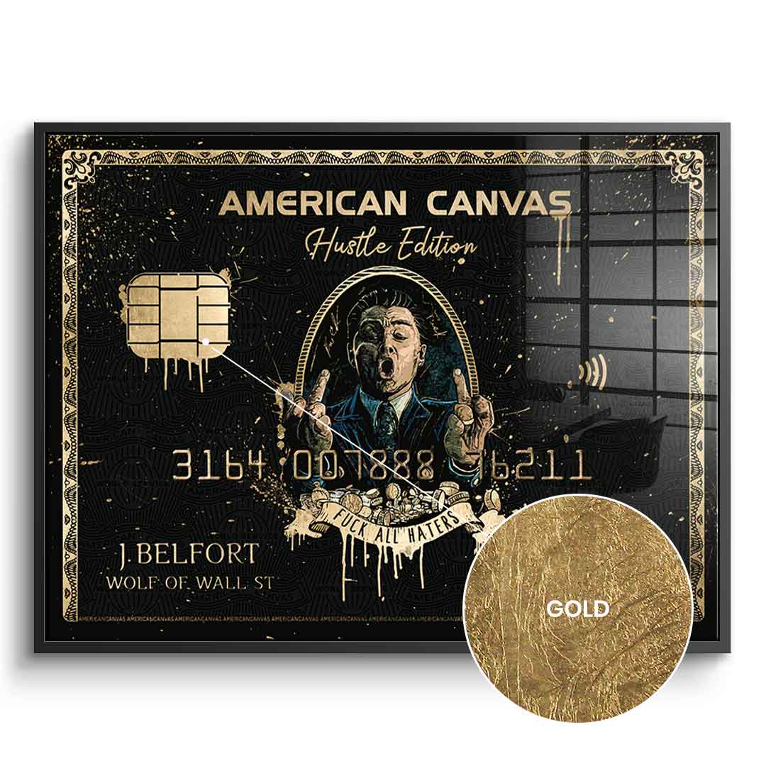 Royal American Leinwand - Blattgold
