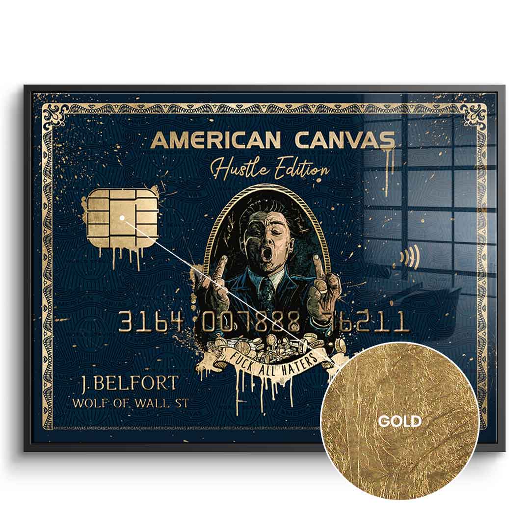 Royal American Leinwand - Blattgold