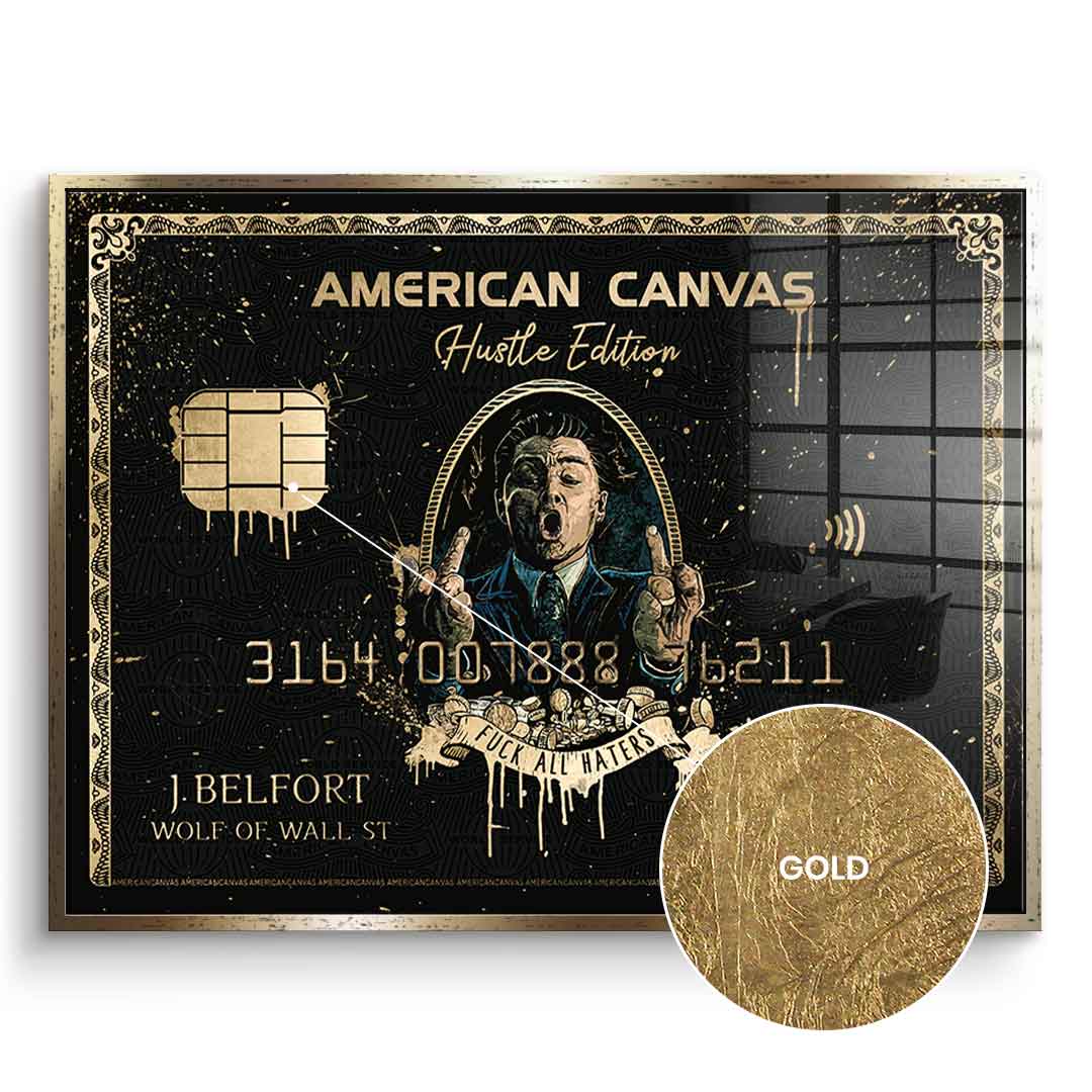 Royal American Leinwand - Blattgold