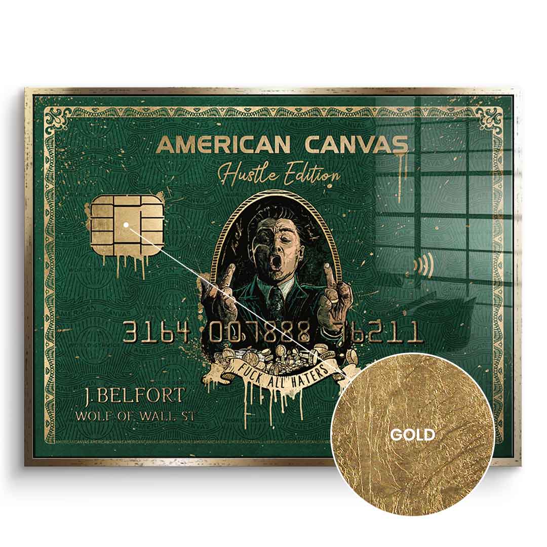 Royal American Leinwand - Blattgold