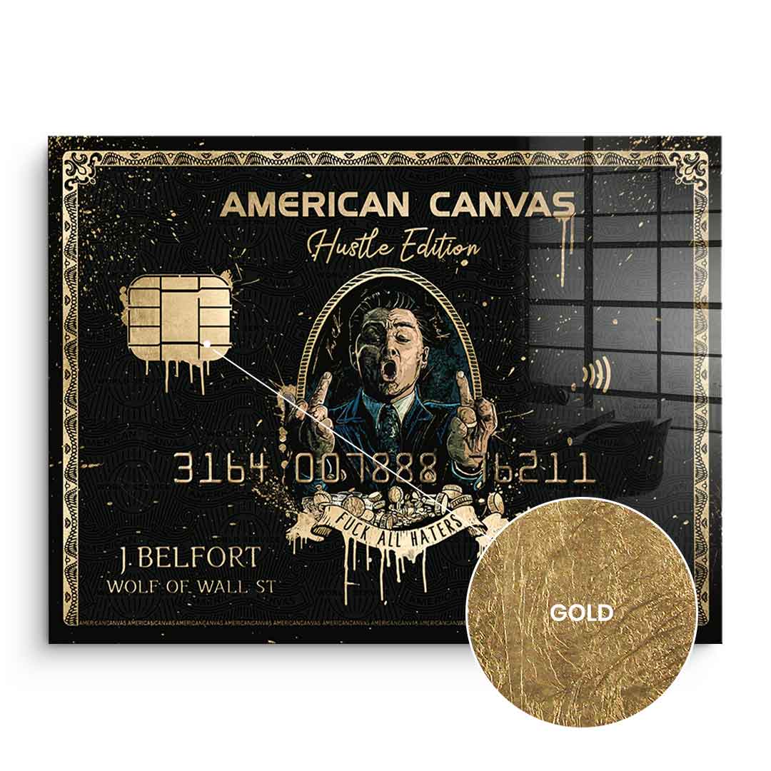 Royal American Leinwand - Blattgold