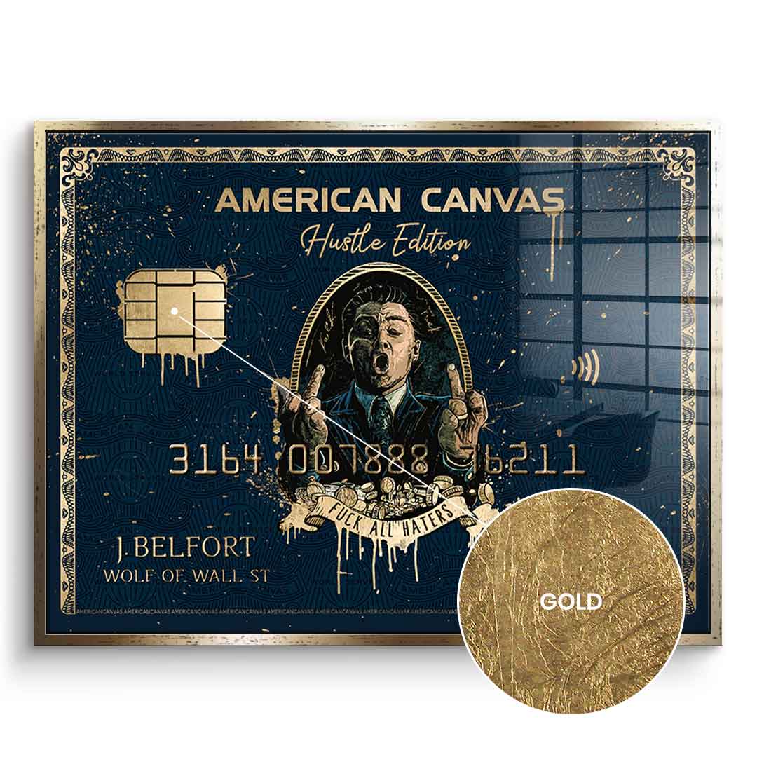 Royal American Leinwand - Blattgold