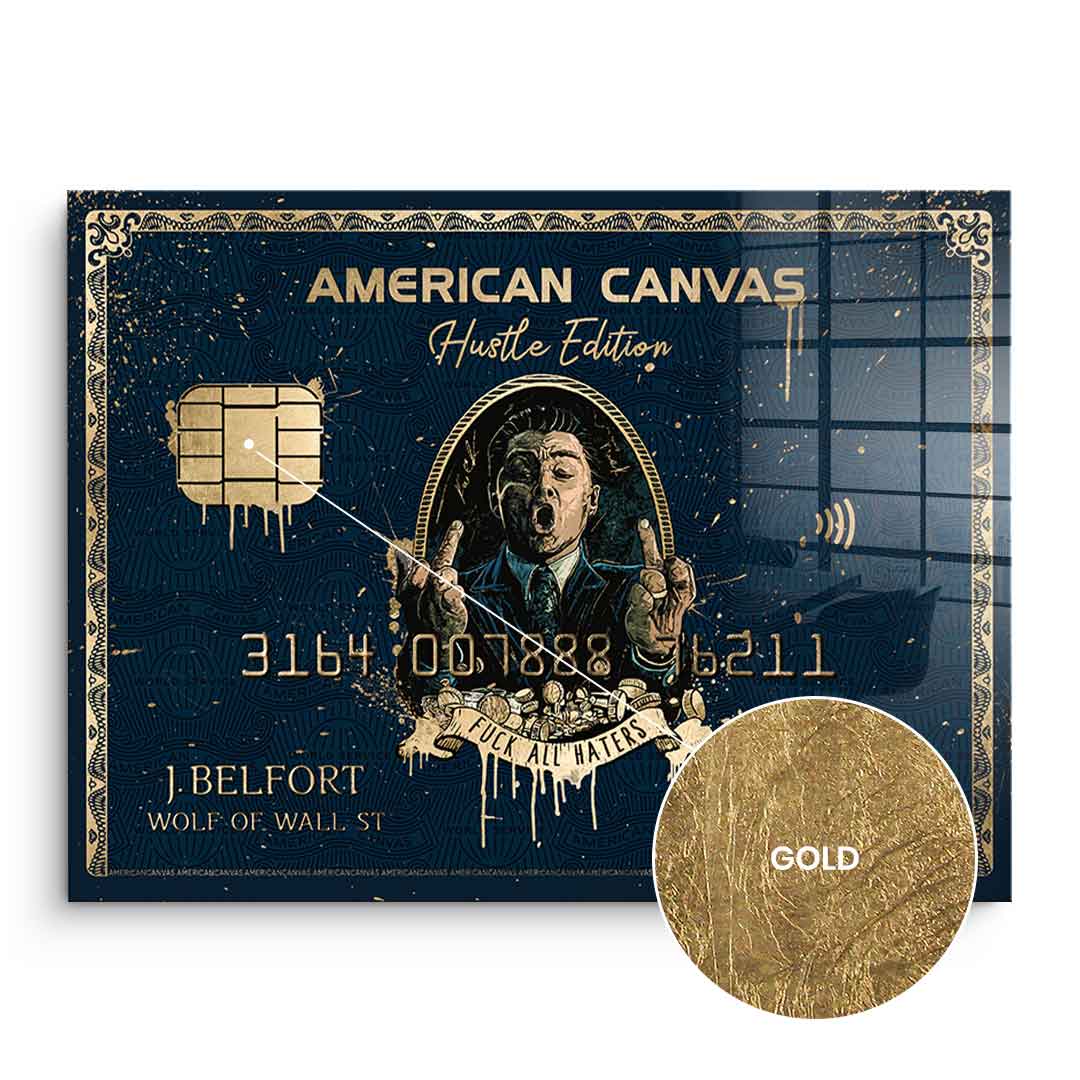 Royal American Leinwand - Blattgold