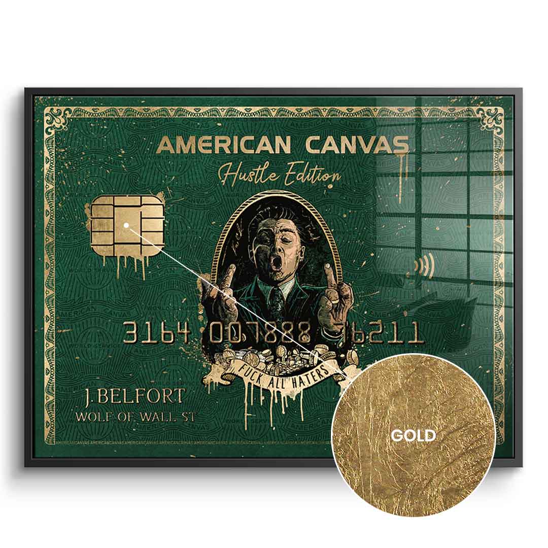 Royal American Leinwand - Blattgold