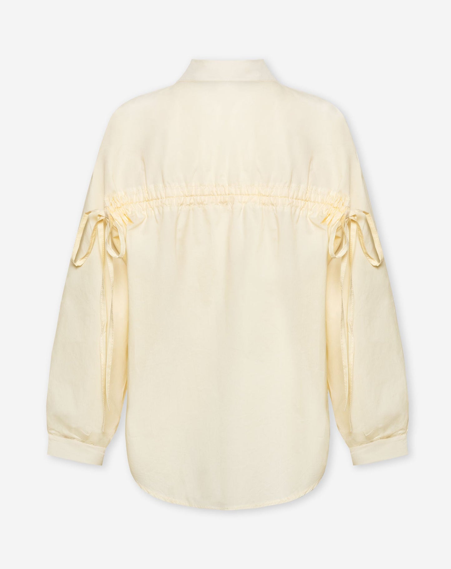 POPLIN LACE UP BLOUSE BOTERGEEL