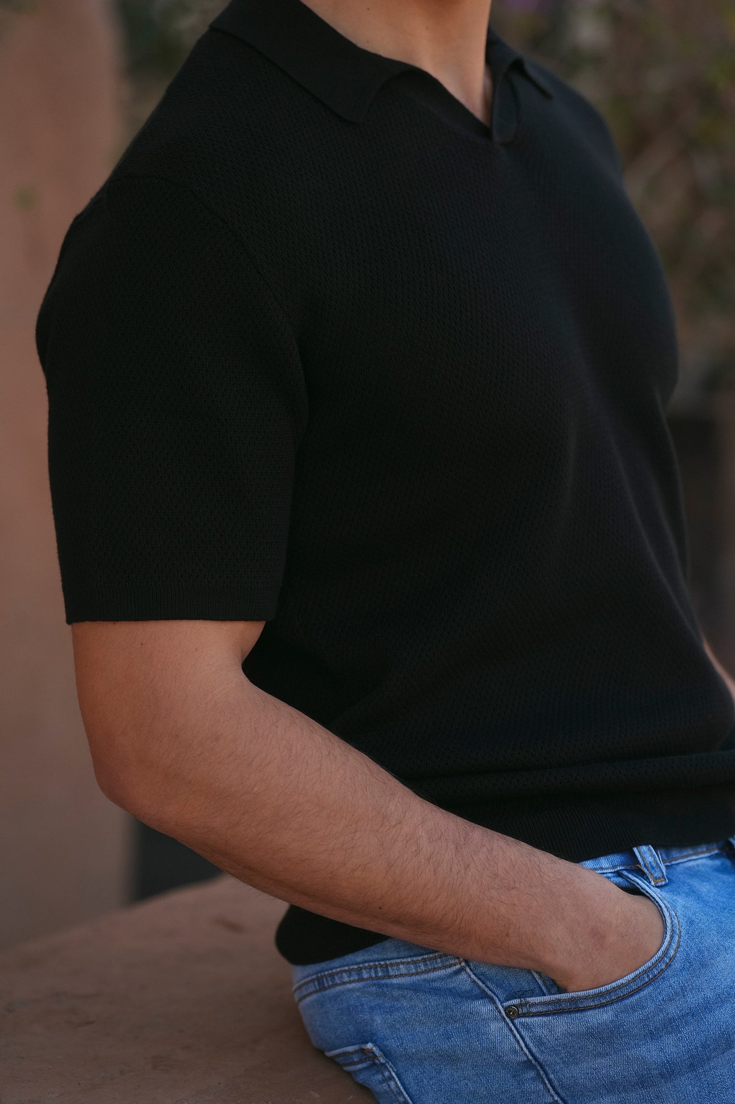 DAS CAPRI KURZARM-POLO