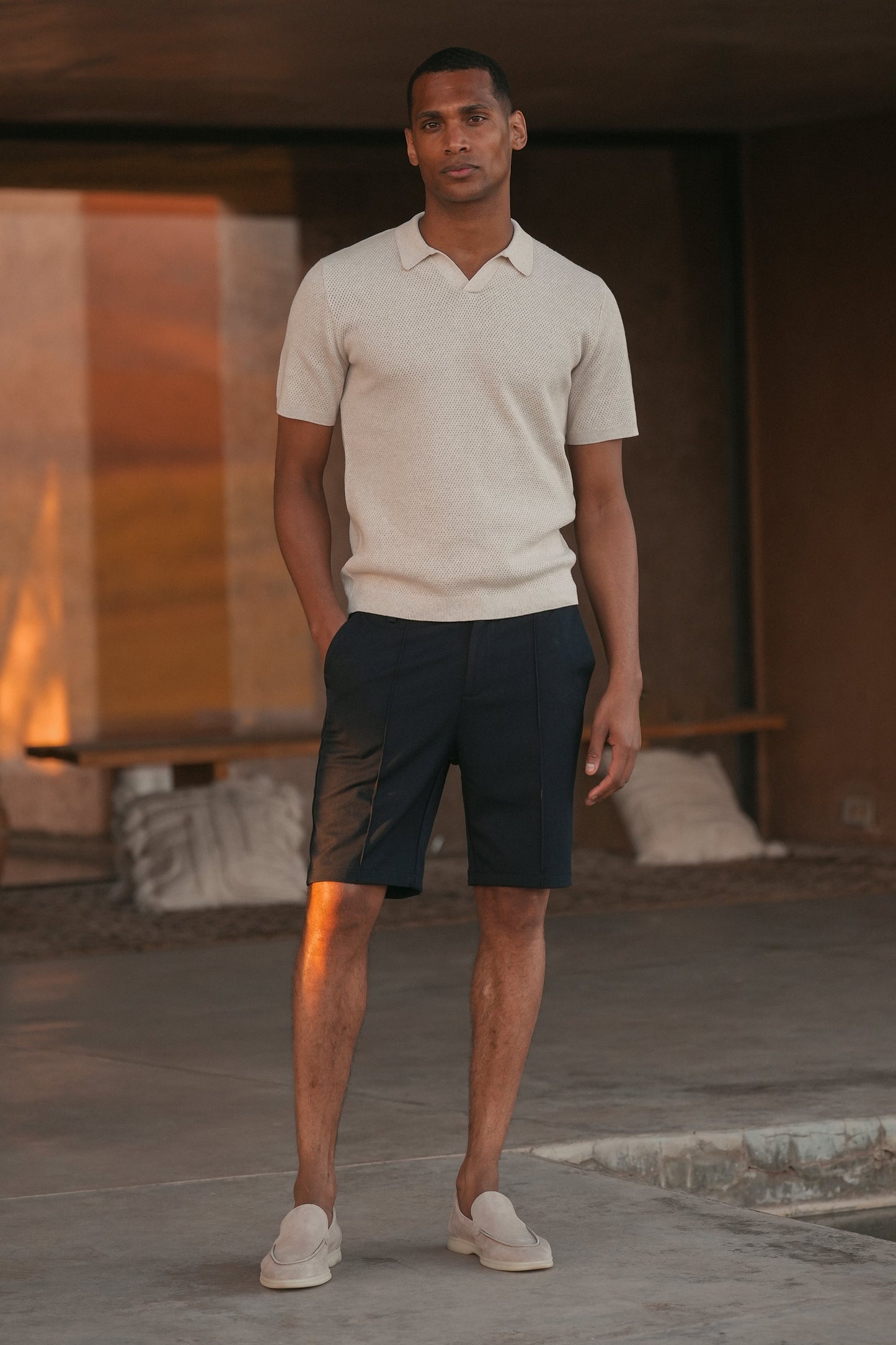 DAS CAPRI KURZARM-POLO