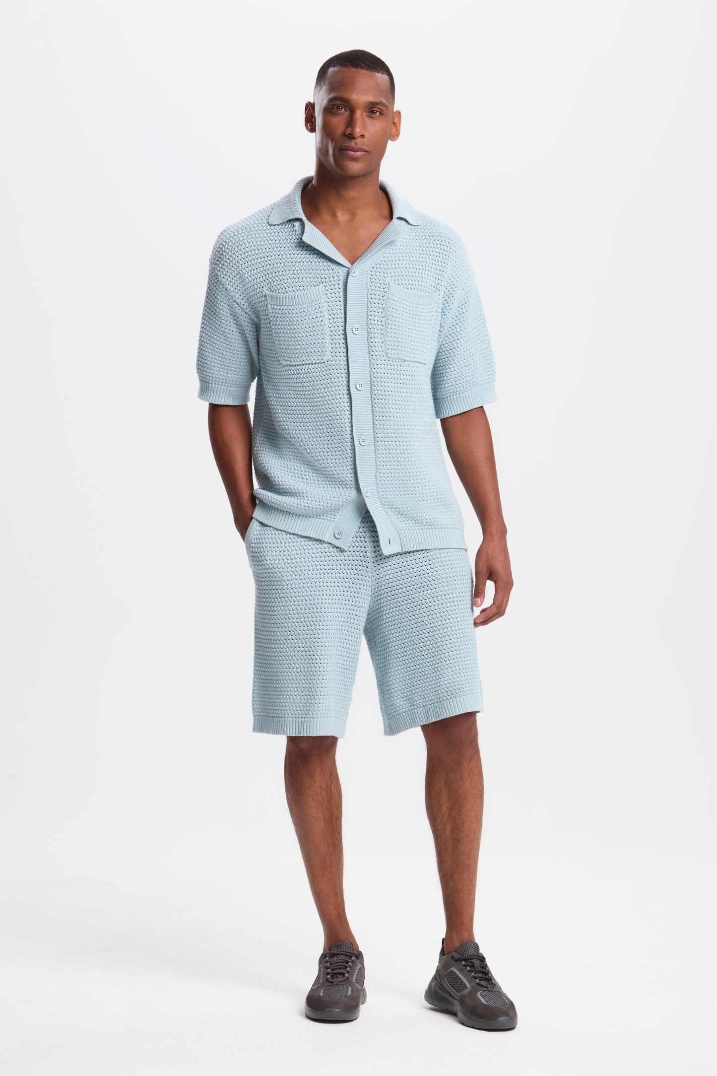 DAS MATESE CROCHET SS SHIRT
