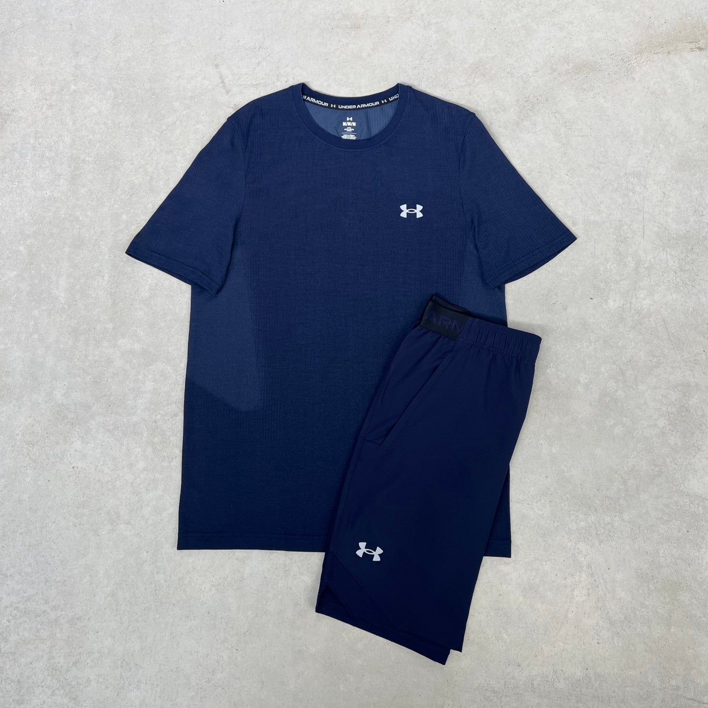 Under Armour Seamless Shorts Set Marineblau