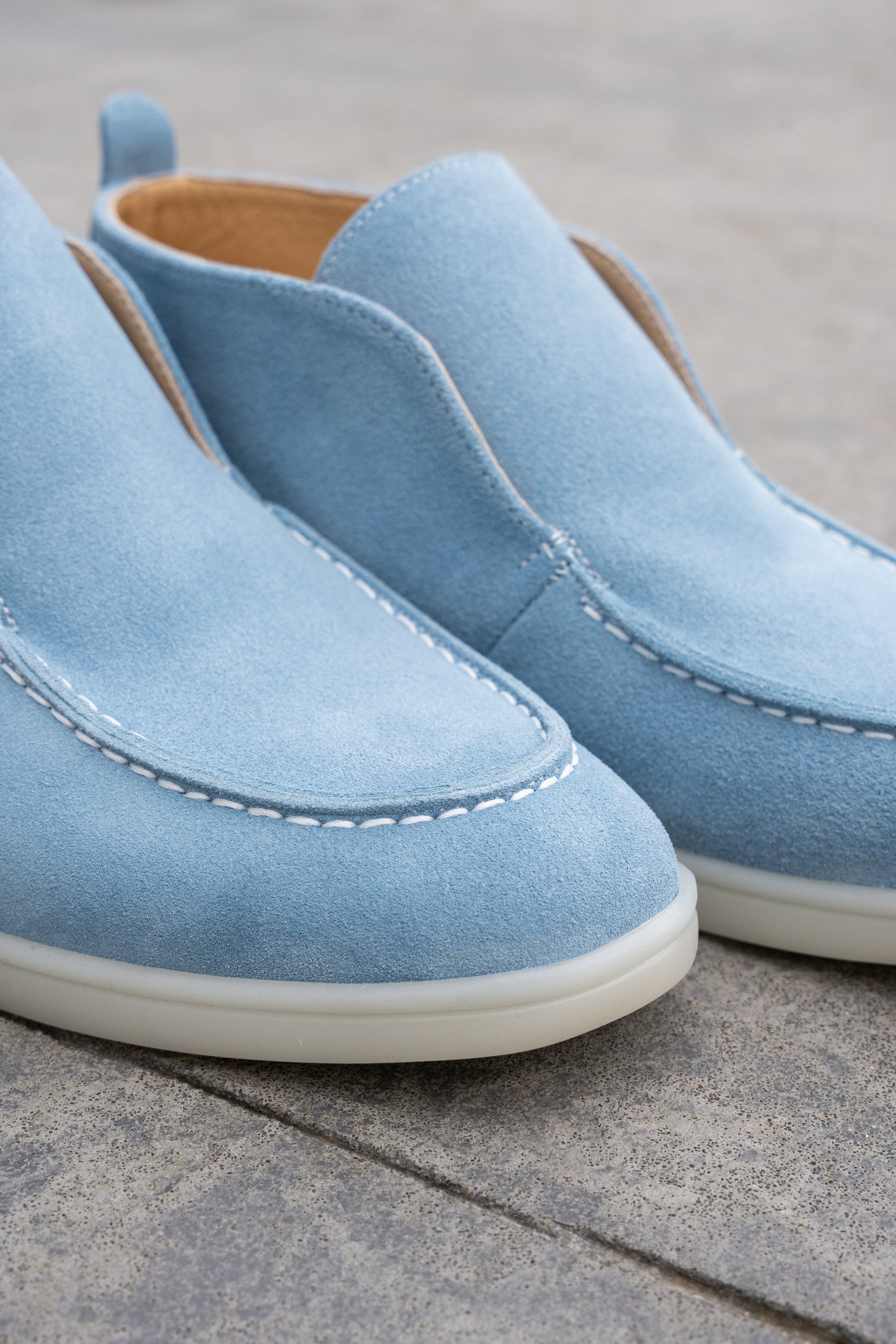 DIE ARONA WILDLEDER-LOAFERS