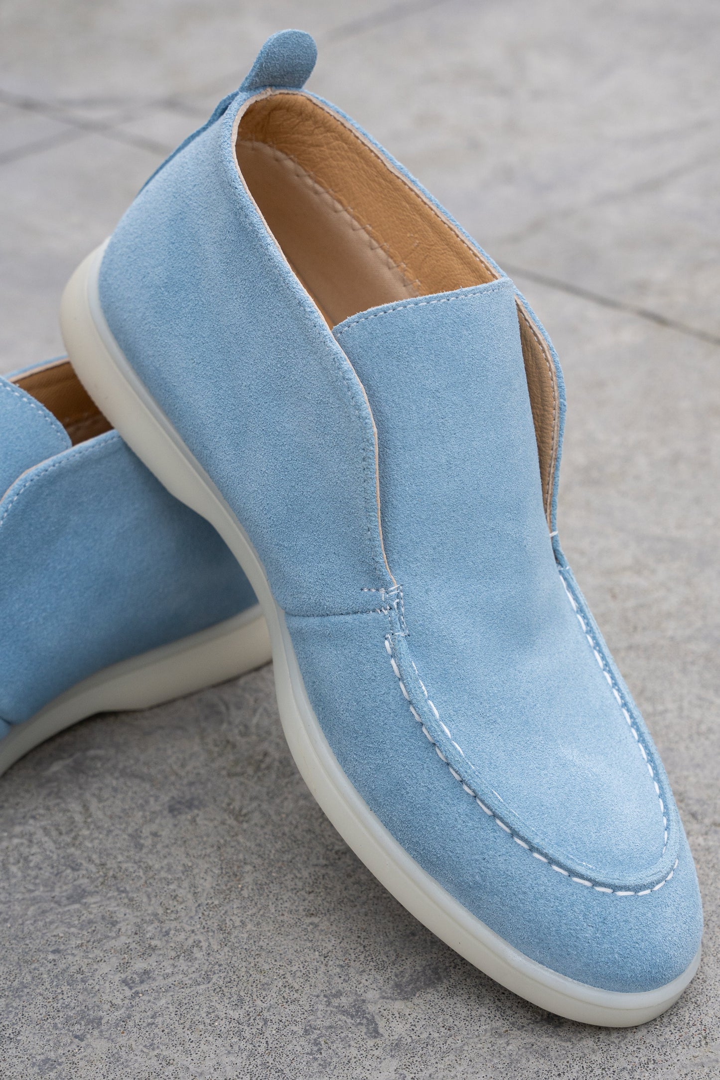 DIE ARONA WILDLEDER-LOAFERS