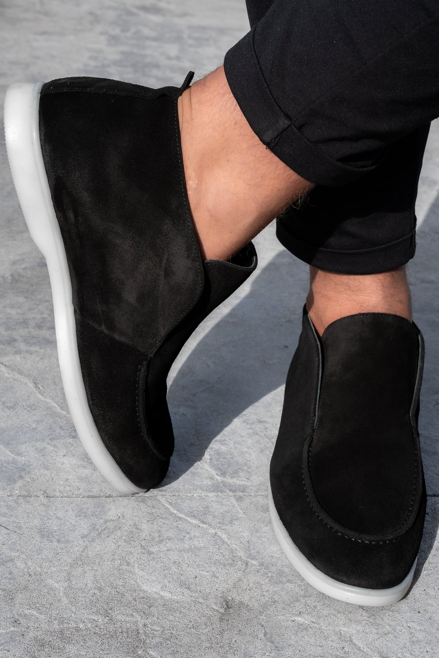 DIE ARONA WILDLEDER-LOAFERS