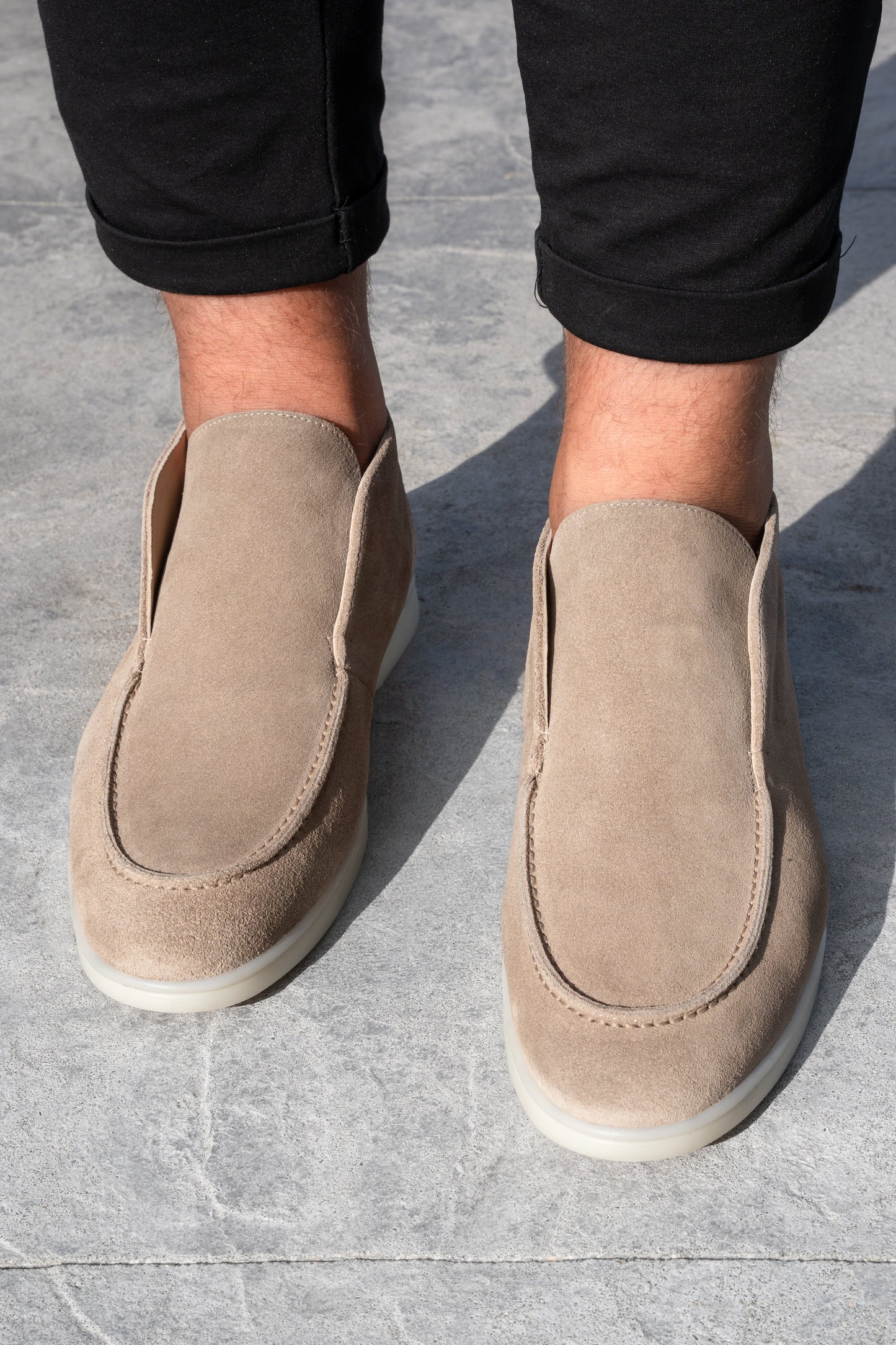 DIE ARONA WILDLEDER-LOAFERS