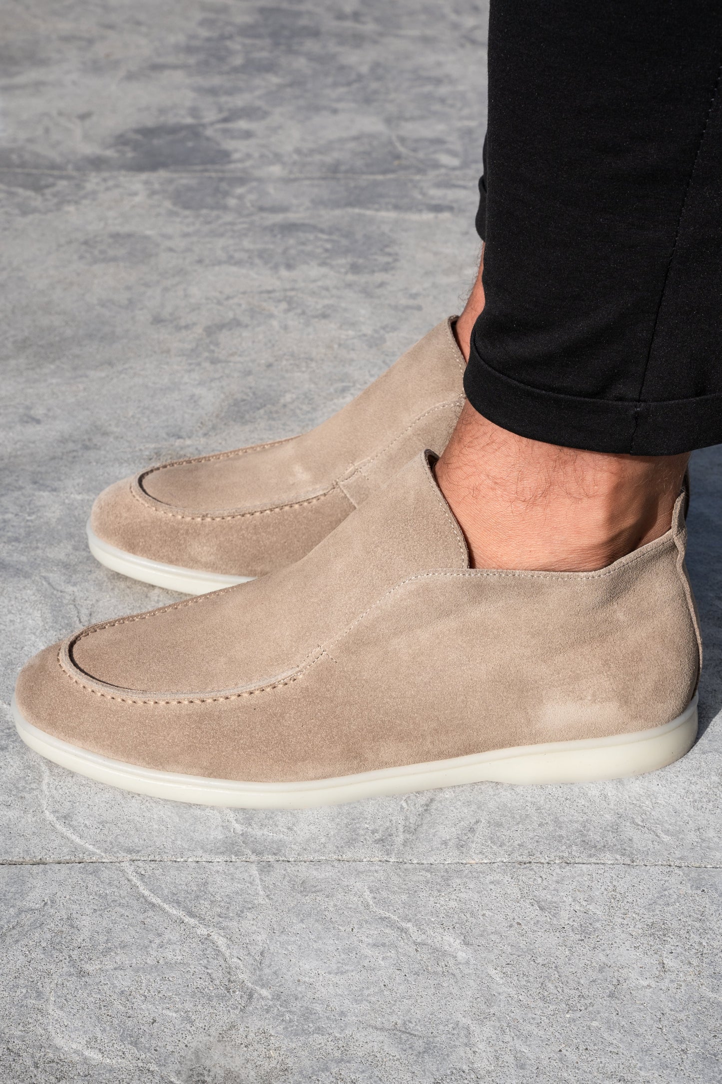 DIE ARONA WILDLEDER-LOAFERS