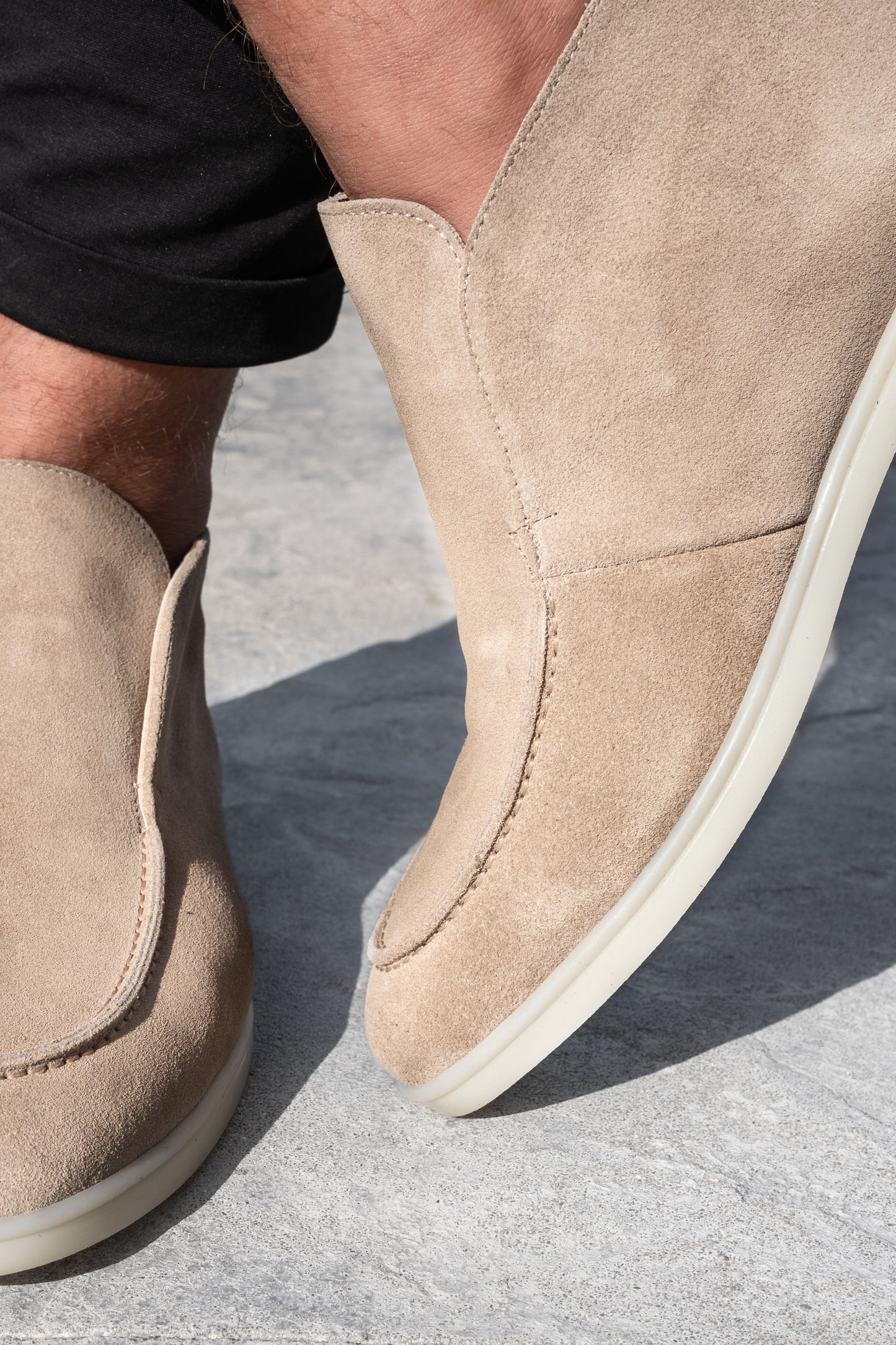 DIE ARONA WILDLEDER-LOAFERS