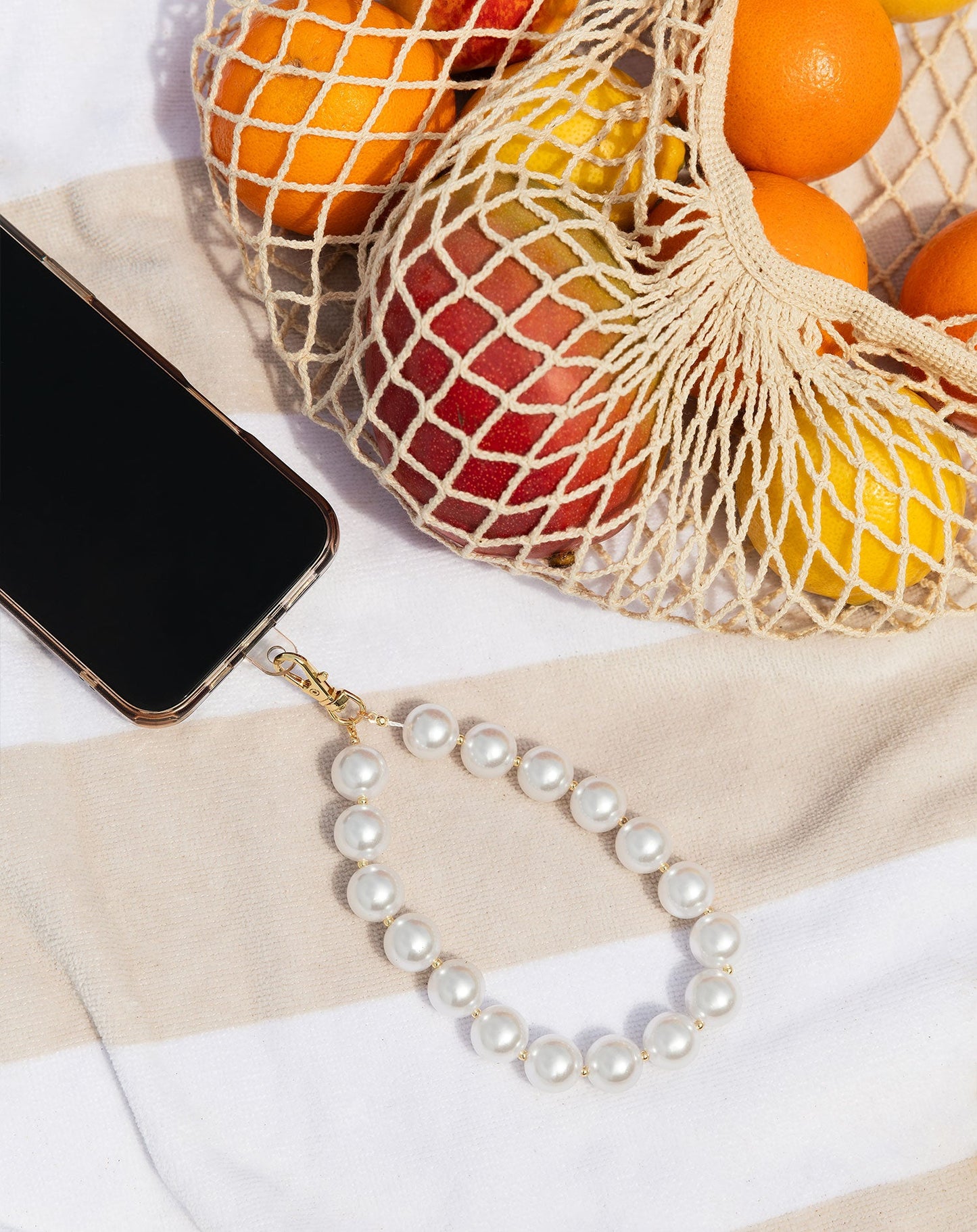 CHUNKY PEARL TELEPHONE CORD