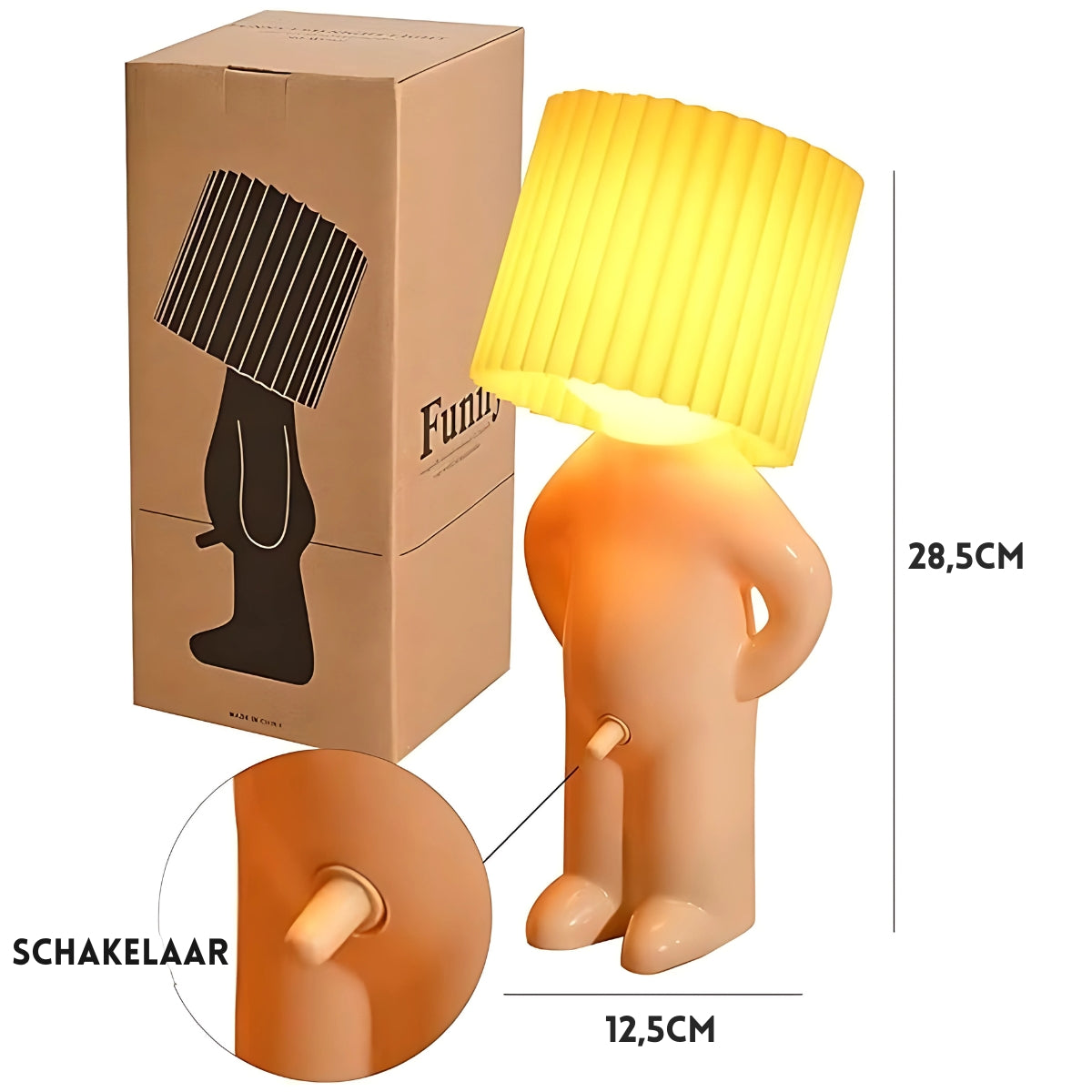 Naughty Glow Guy™ | Grappig, brutaal, met een grenzeloze glimlach!