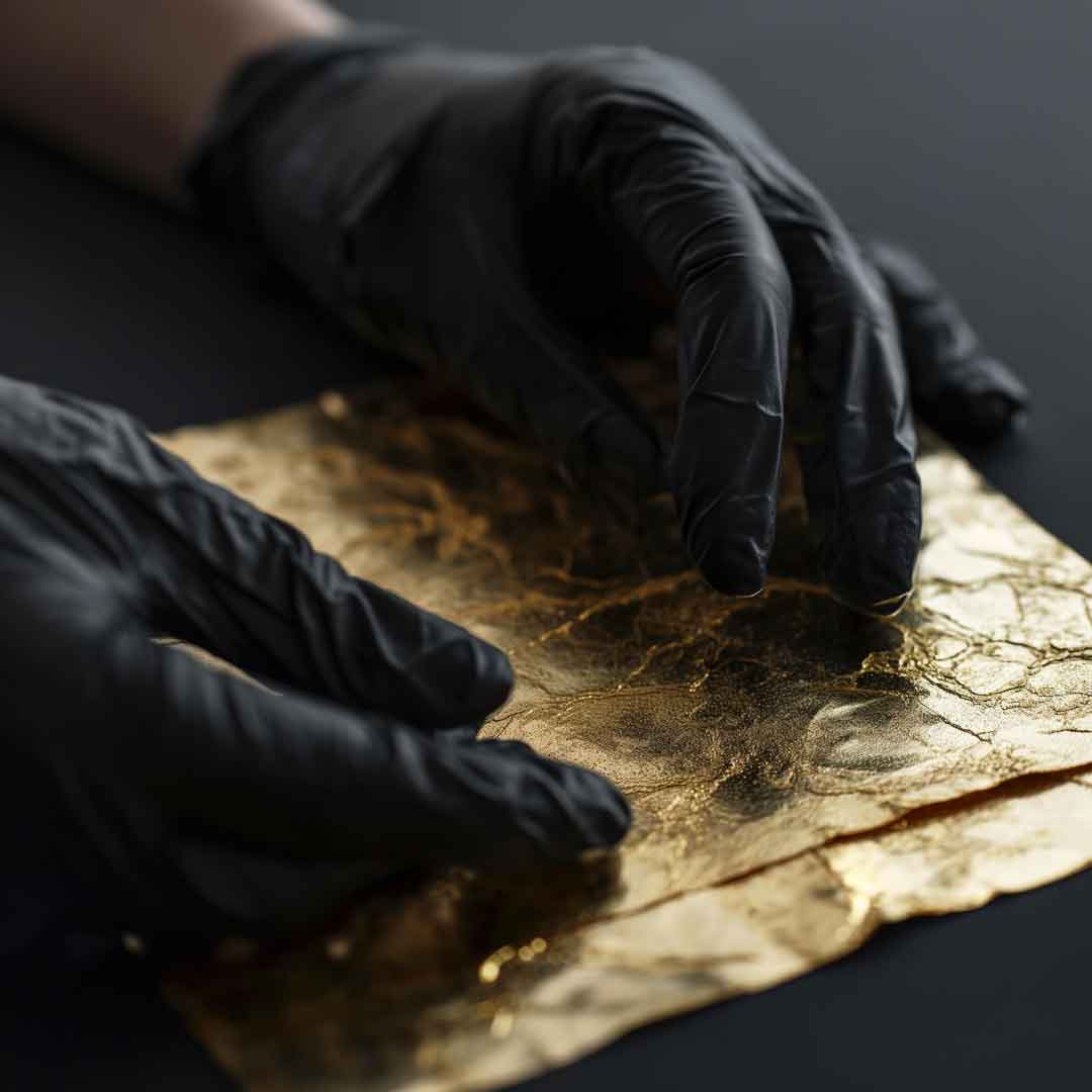 Royal American Leinwand - Blattgold