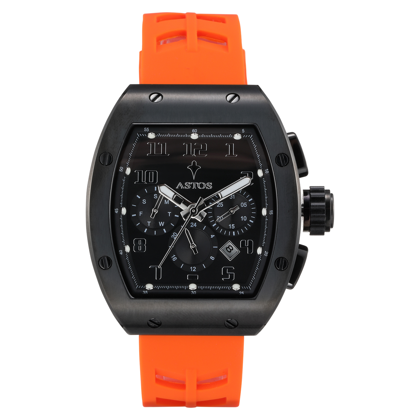 Millionaire 2.0 Black - Orange Strap | 1 + 1 Gratis
